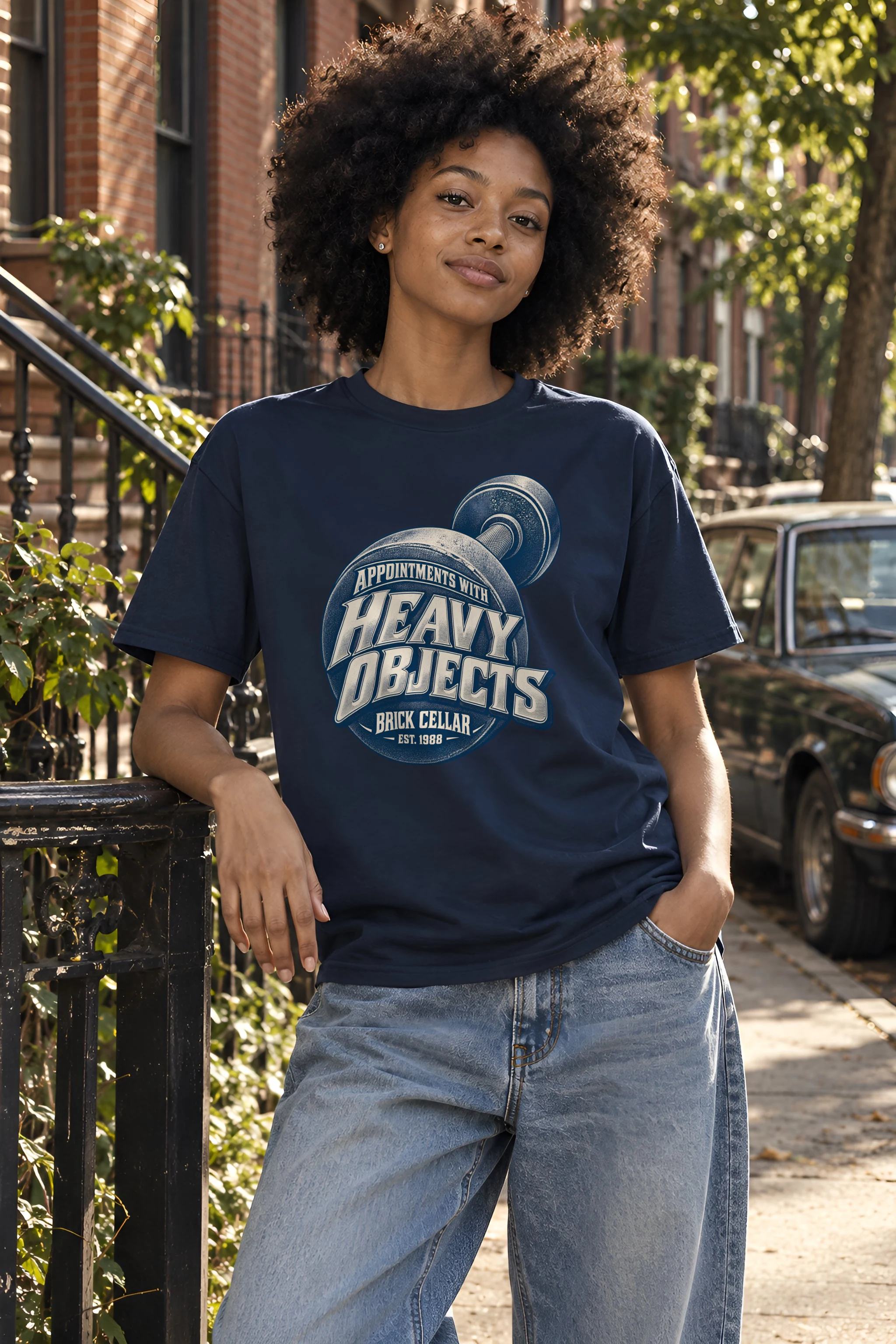 "Appointments With Heavy Objects" Heavyweight Unisex Crewneck T-shirt