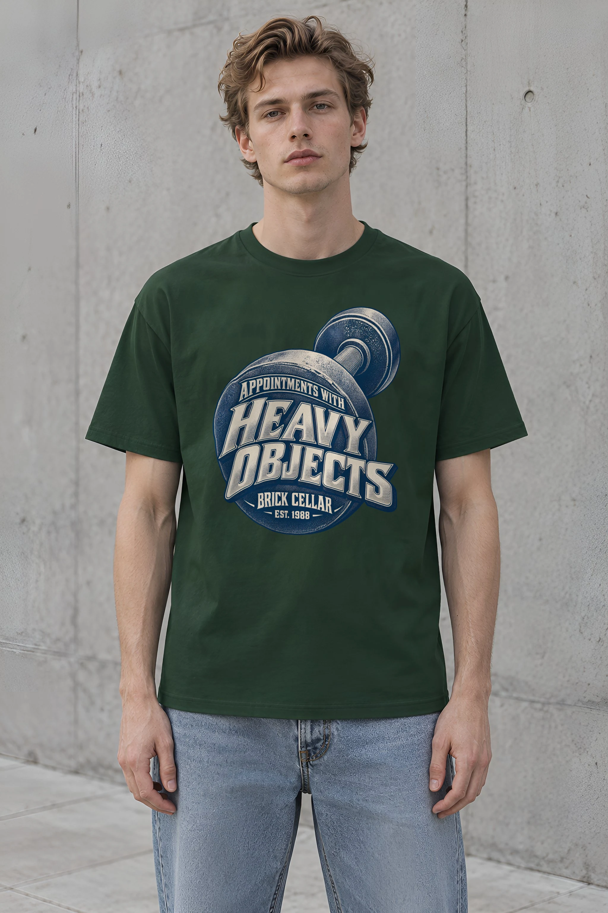 "Appointments With Heavy Objects" Heavyweight Unisex Crewneck T-shirt