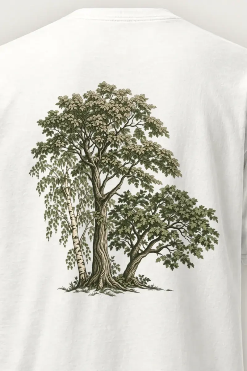 "Arboretum Study" Heavyweight Unisex Crewneck T-shirt