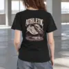 "Arch Runner Track Scene" Heavyweight Unisex Crewneck T-shirt
