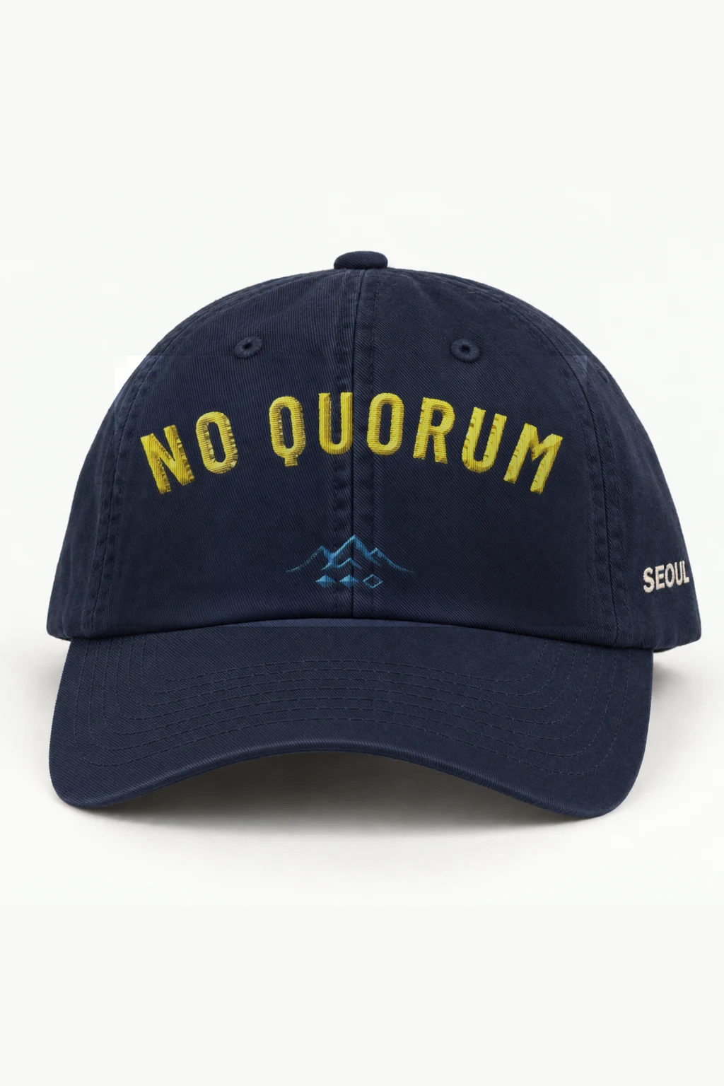 "Arched No Quorum" Classic Dad Hat · Embroidered