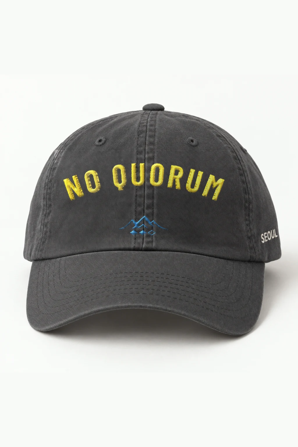 "Arched No Quorum" Classic Dad Hat · Embroidered