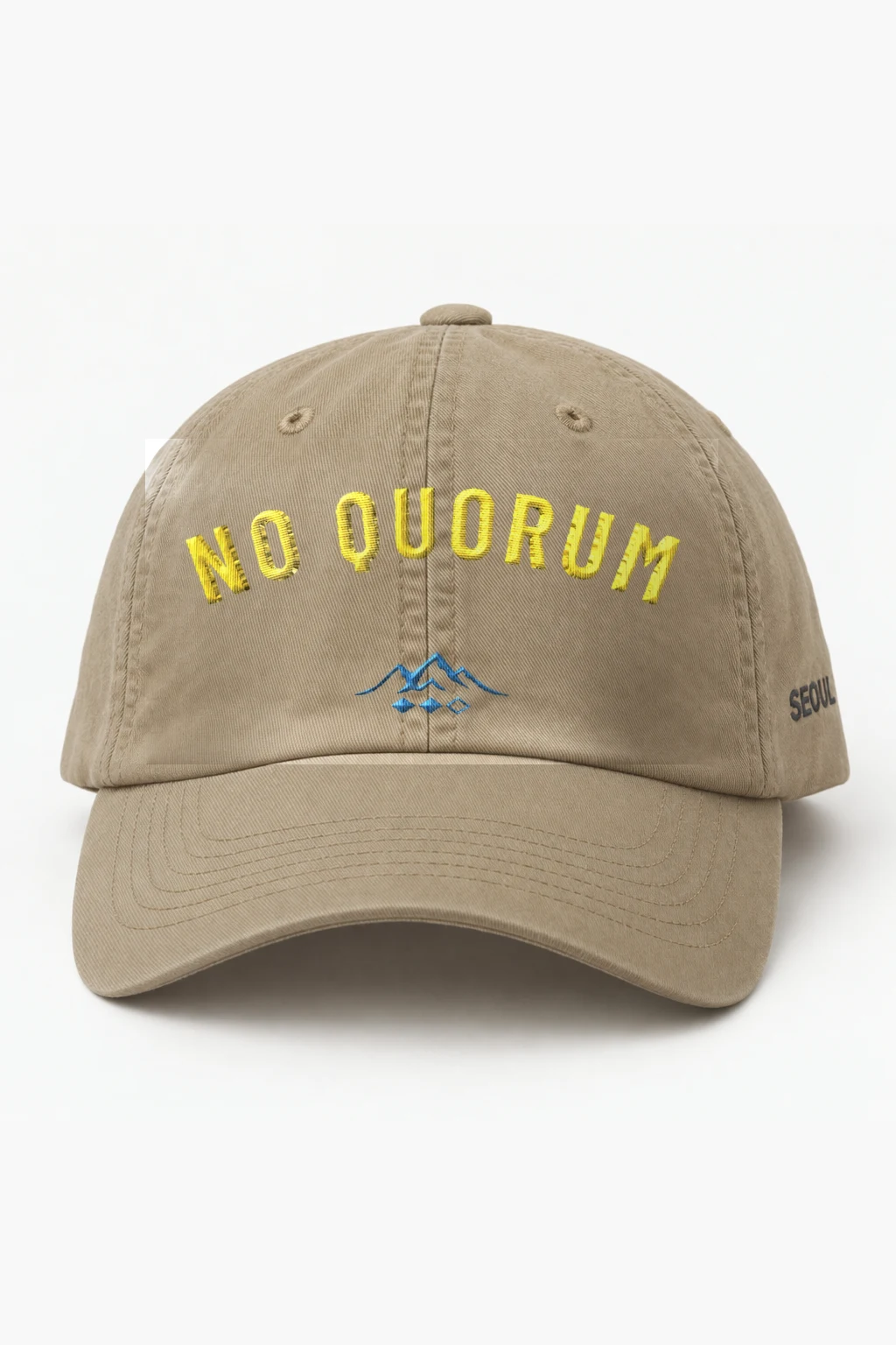"Arched No Quorum" Classic Dad Hat · Embroidered