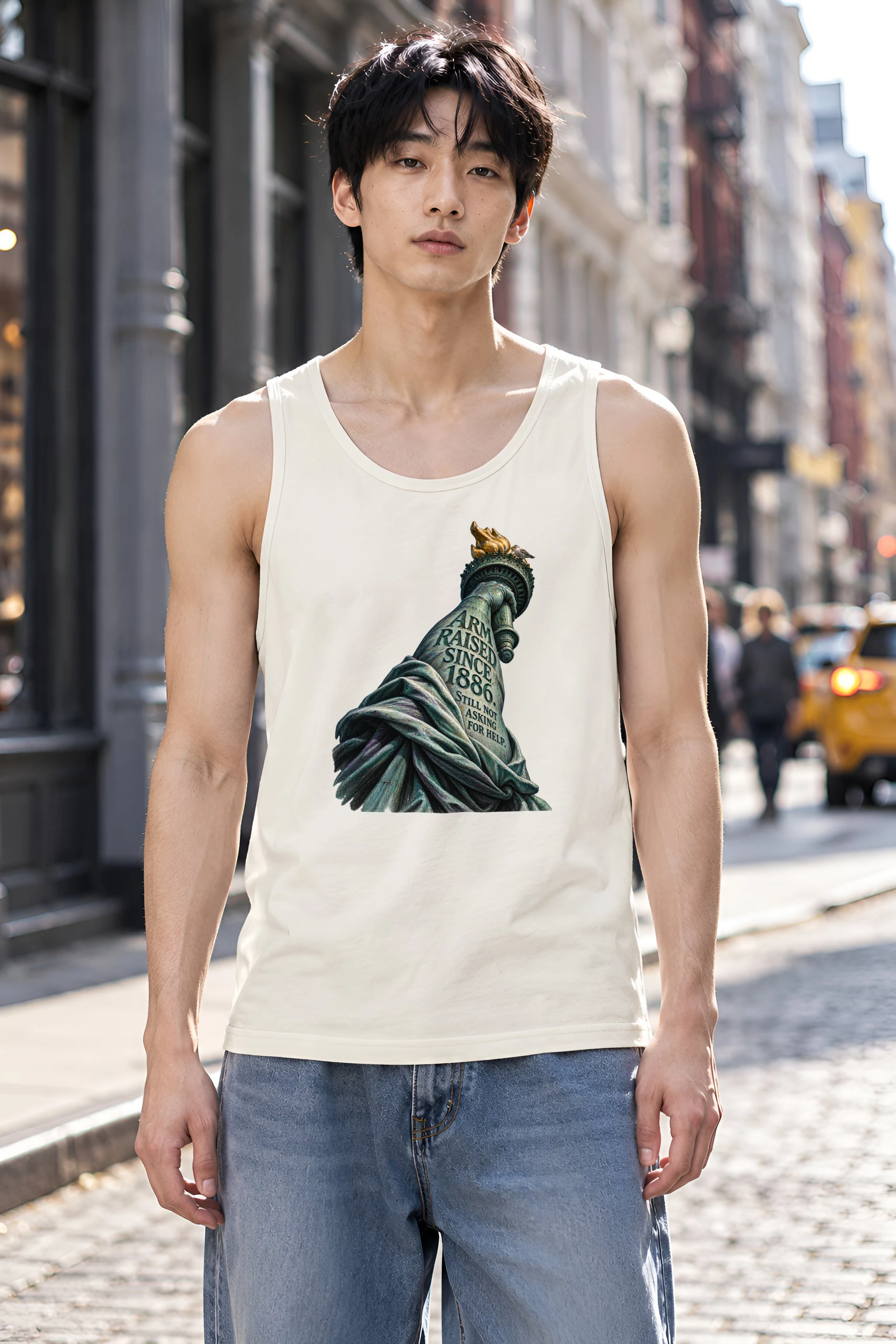 "Arm Raised Since 1886" Unisex Jersey Tank