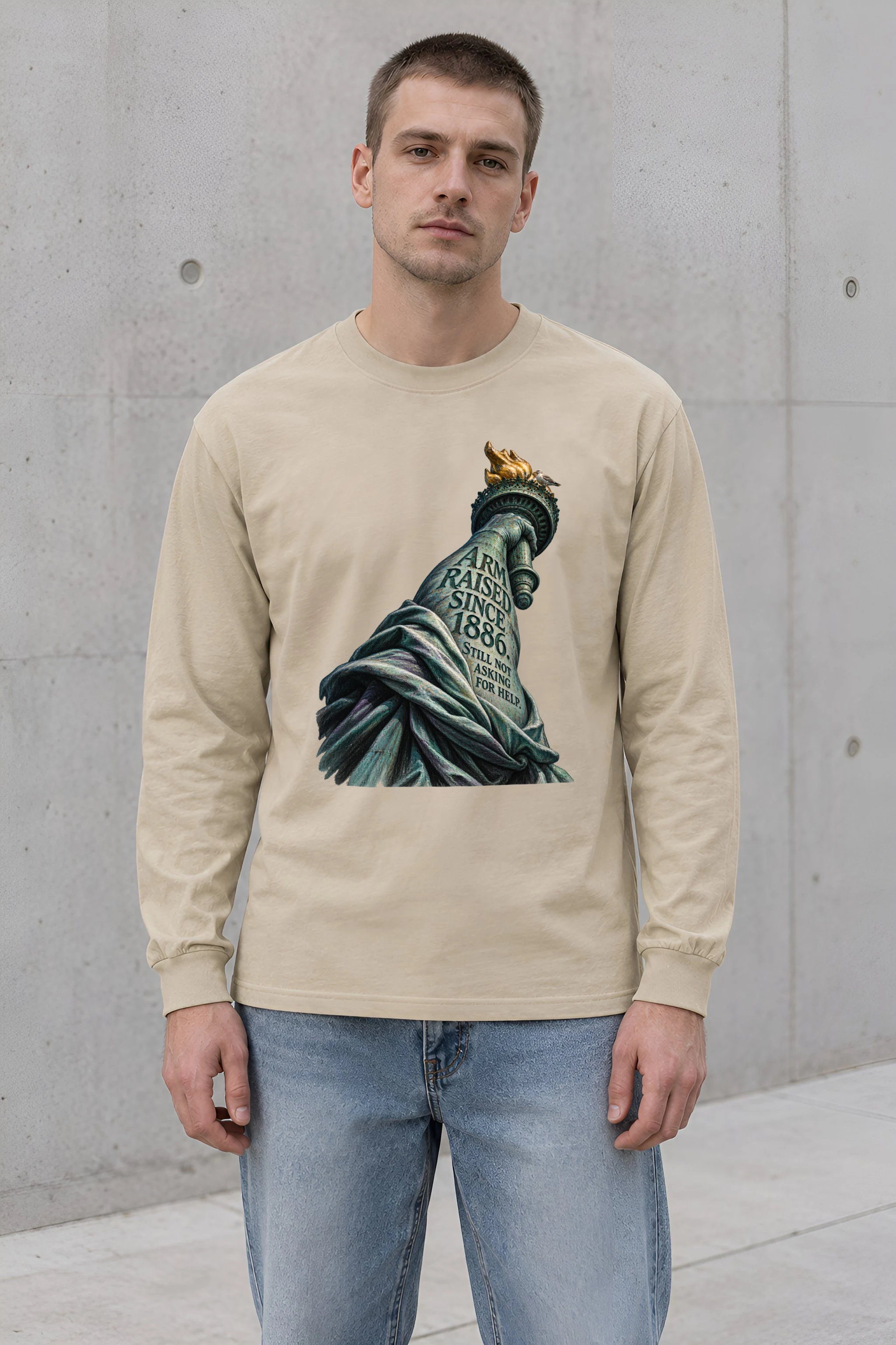 "Arm Raised Since 1886" Unisex Longsleeve T-shirt