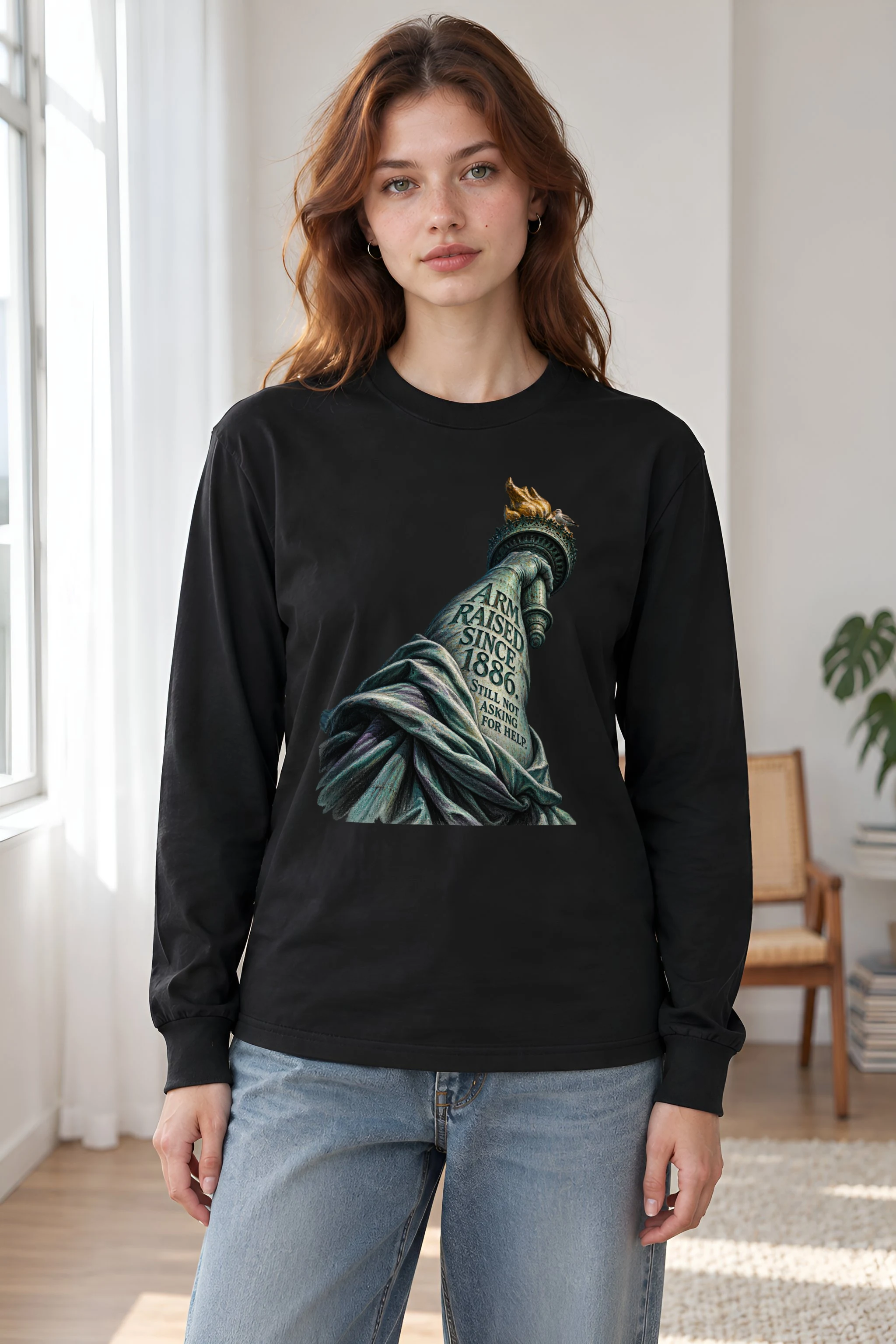 "Arm Raised Since 1886" Unisex Longsleeve T-shirt