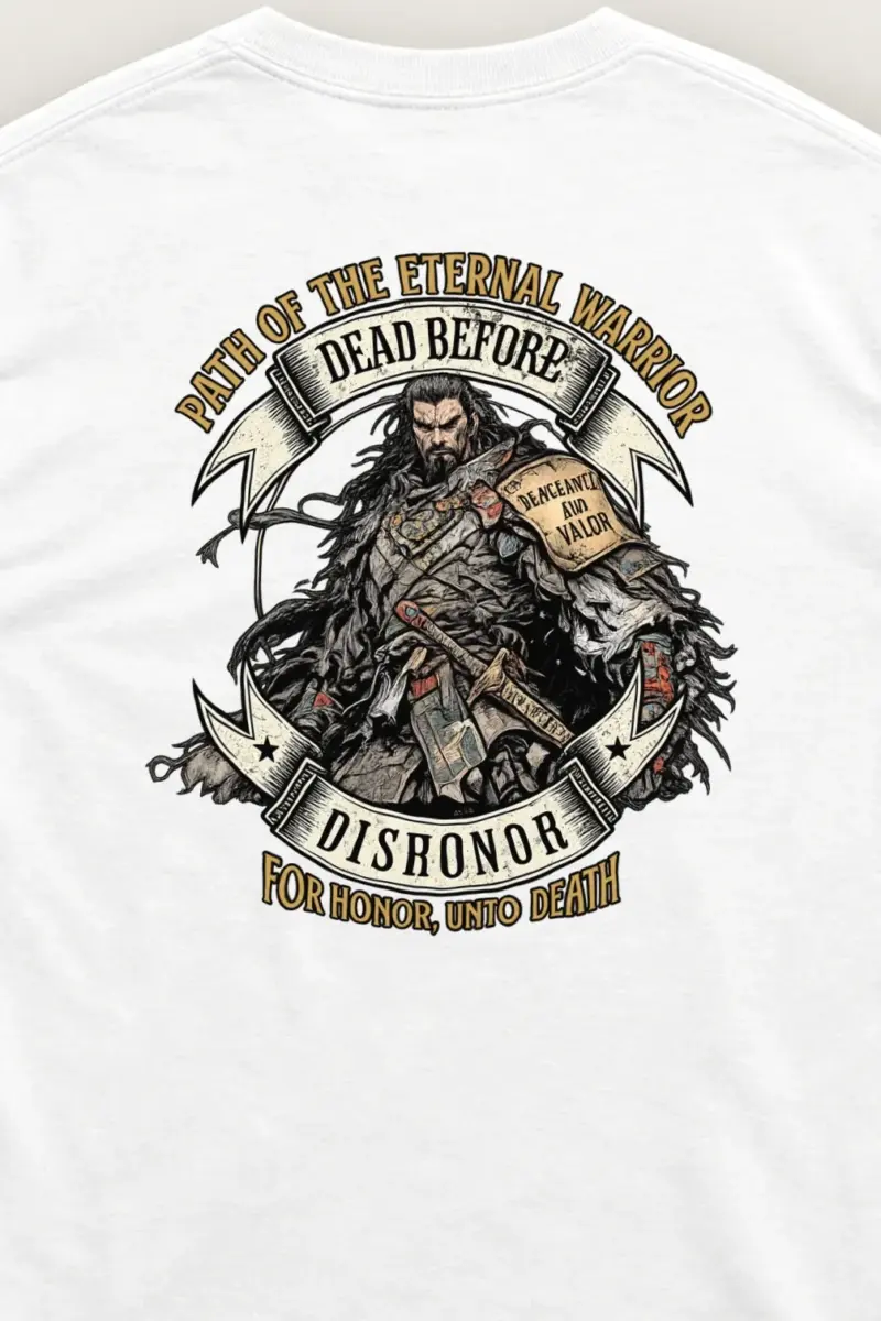 "Armored Banner Warrior" Unisex Longsleeve T-shirt