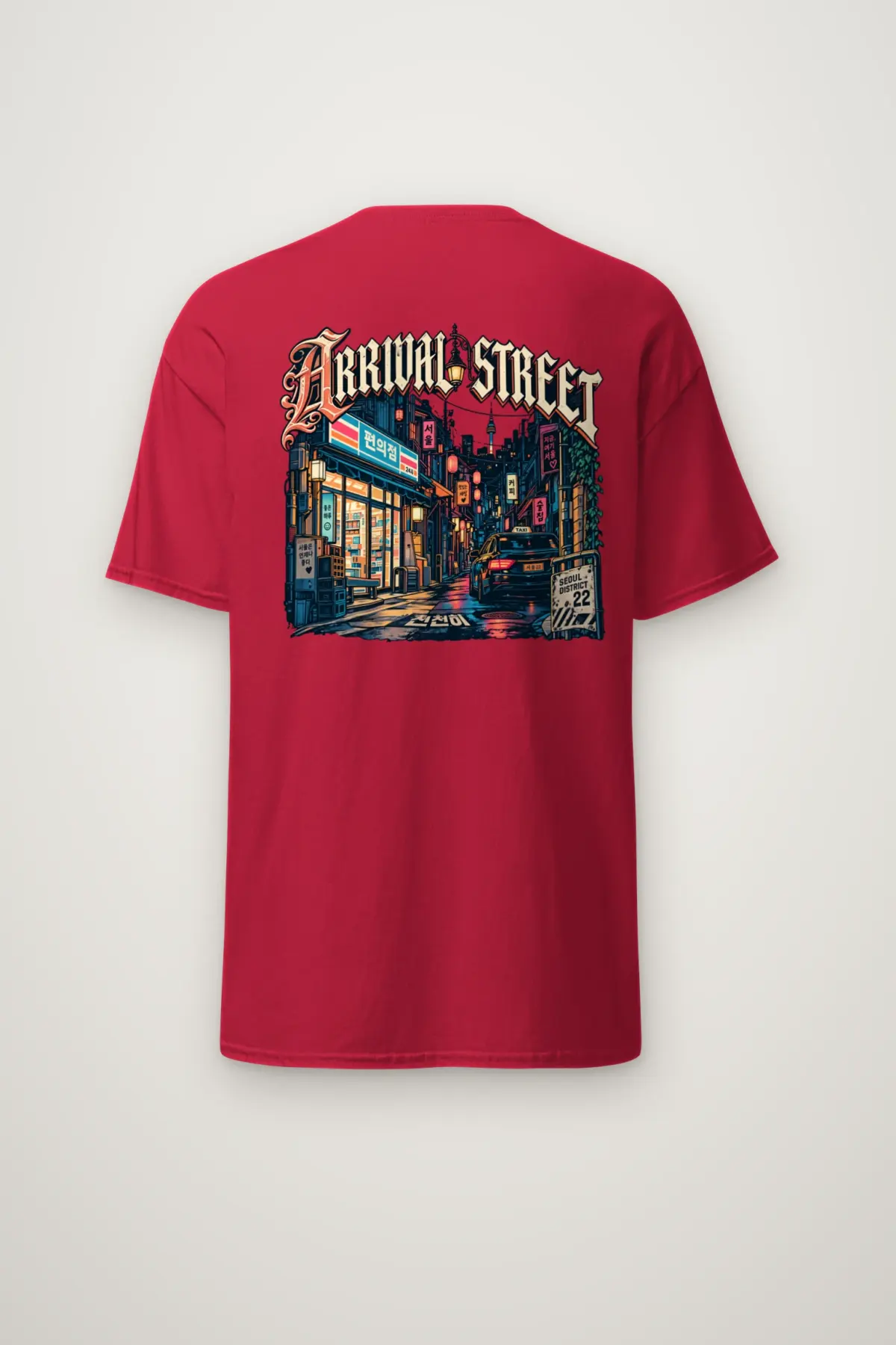 "Arrival Street" Heavyweight Unisex Crewneck T-shirt