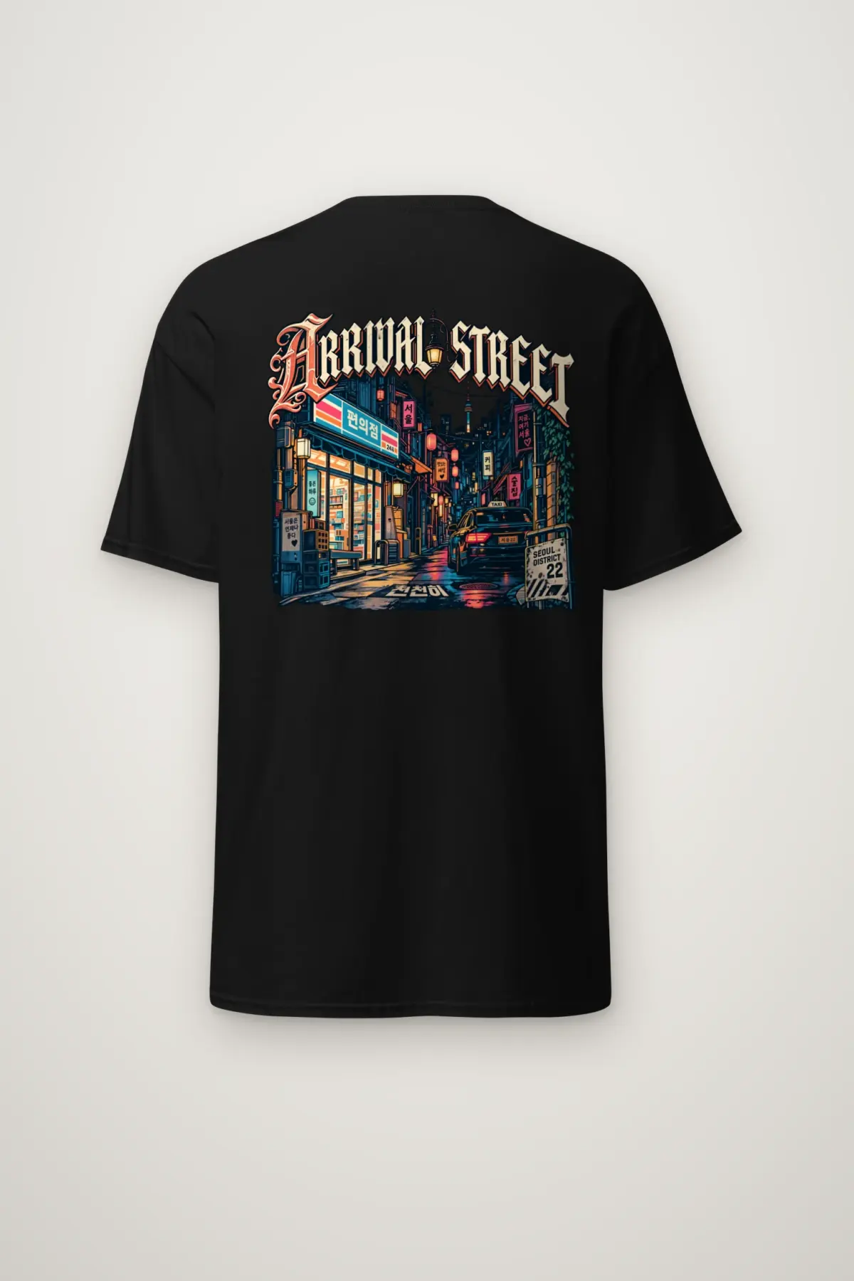 "Arrival Street" Heavyweight Unisex Crewneck T-shirt