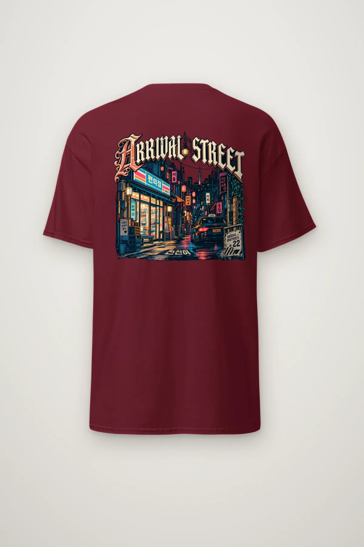 "Arrival Street" Heavyweight Unisex Crewneck T-shirt