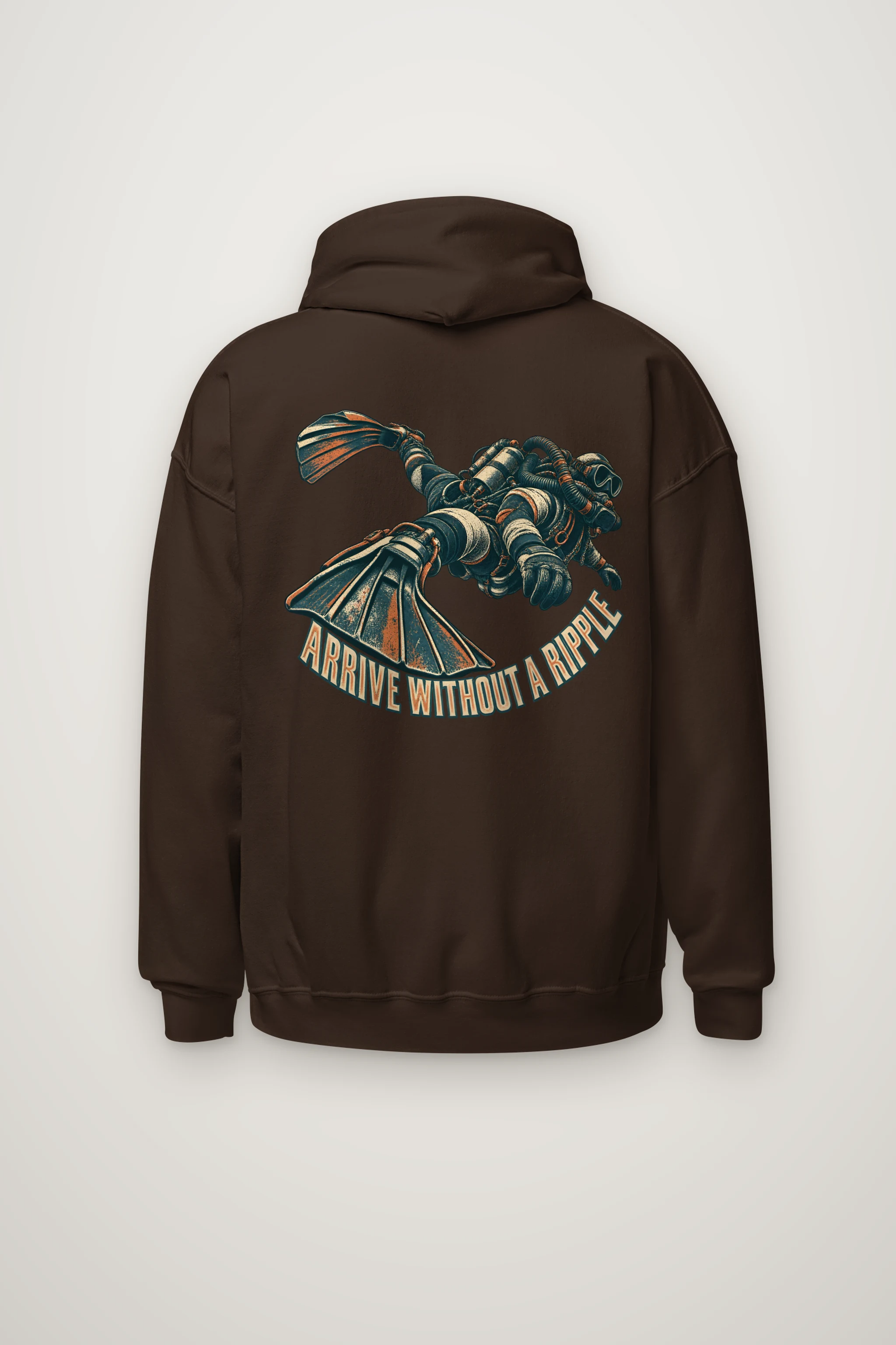 "Arrive Without a Ripple" Heavy Blend Unisex Pullover Hoodie
