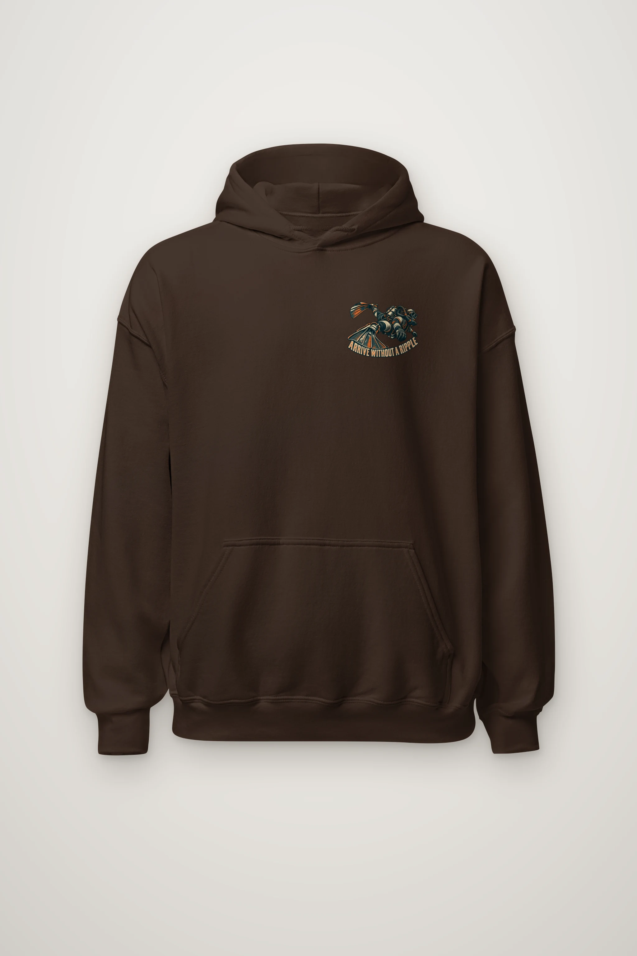 "Arrive Without a Ripple" Heavy Blend Unisex Pullover Hoodie