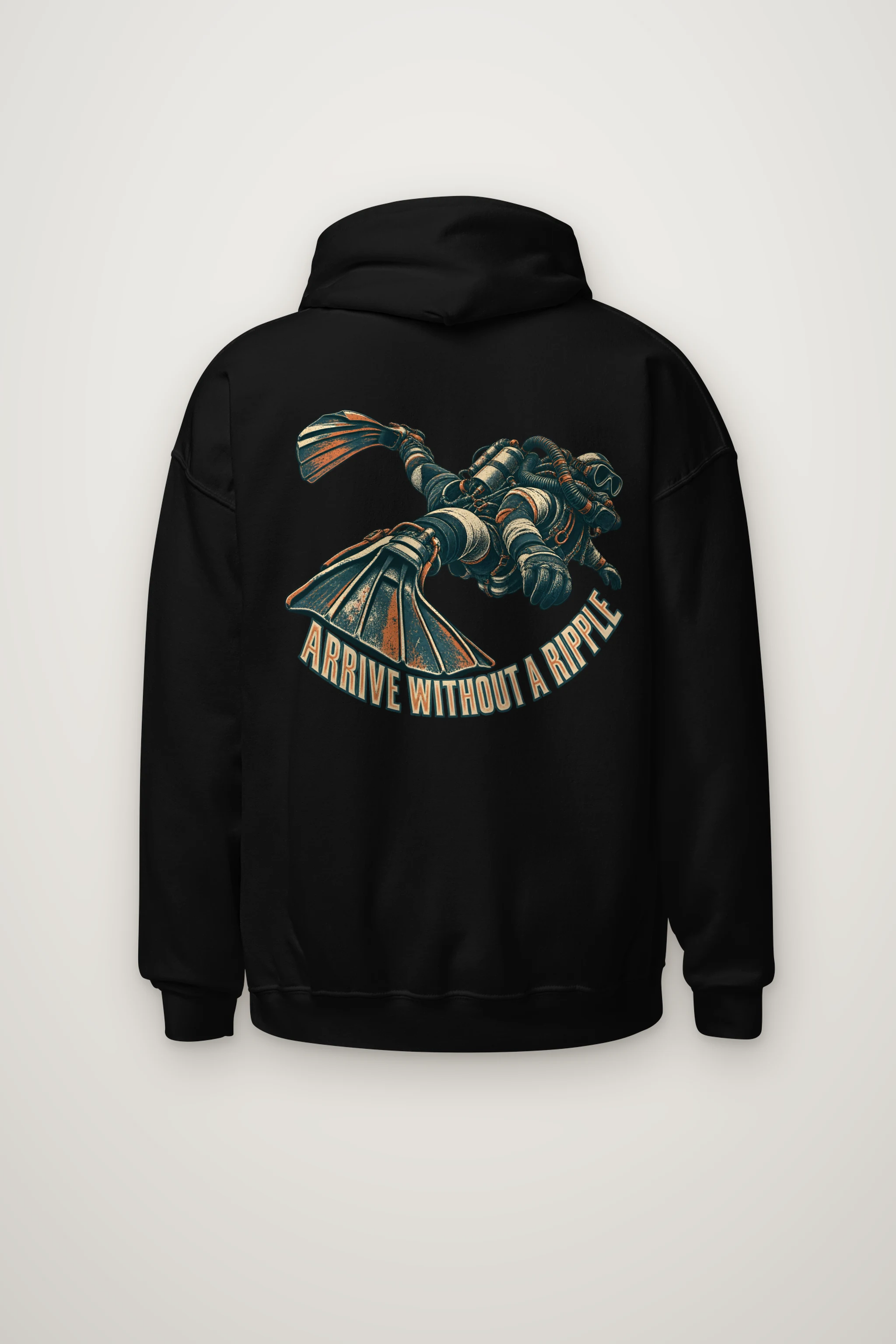 "Arrive Without a Ripple" Heavy Blend Unisex Pullover Hoodie