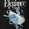 "Art Deco Leap" Heavyweight Unisex Crewneck T-shirt