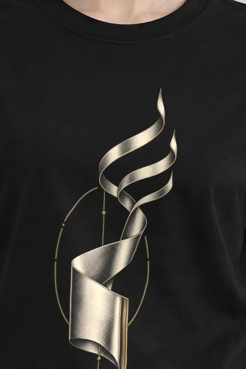 "Ascending Spiral" Heavyweight Unisex Crewneck T-shirt