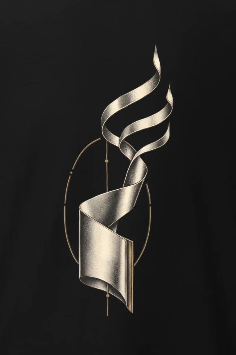 "Ascending Spiral" Heavyweight Unisex Crewneck T-shirt