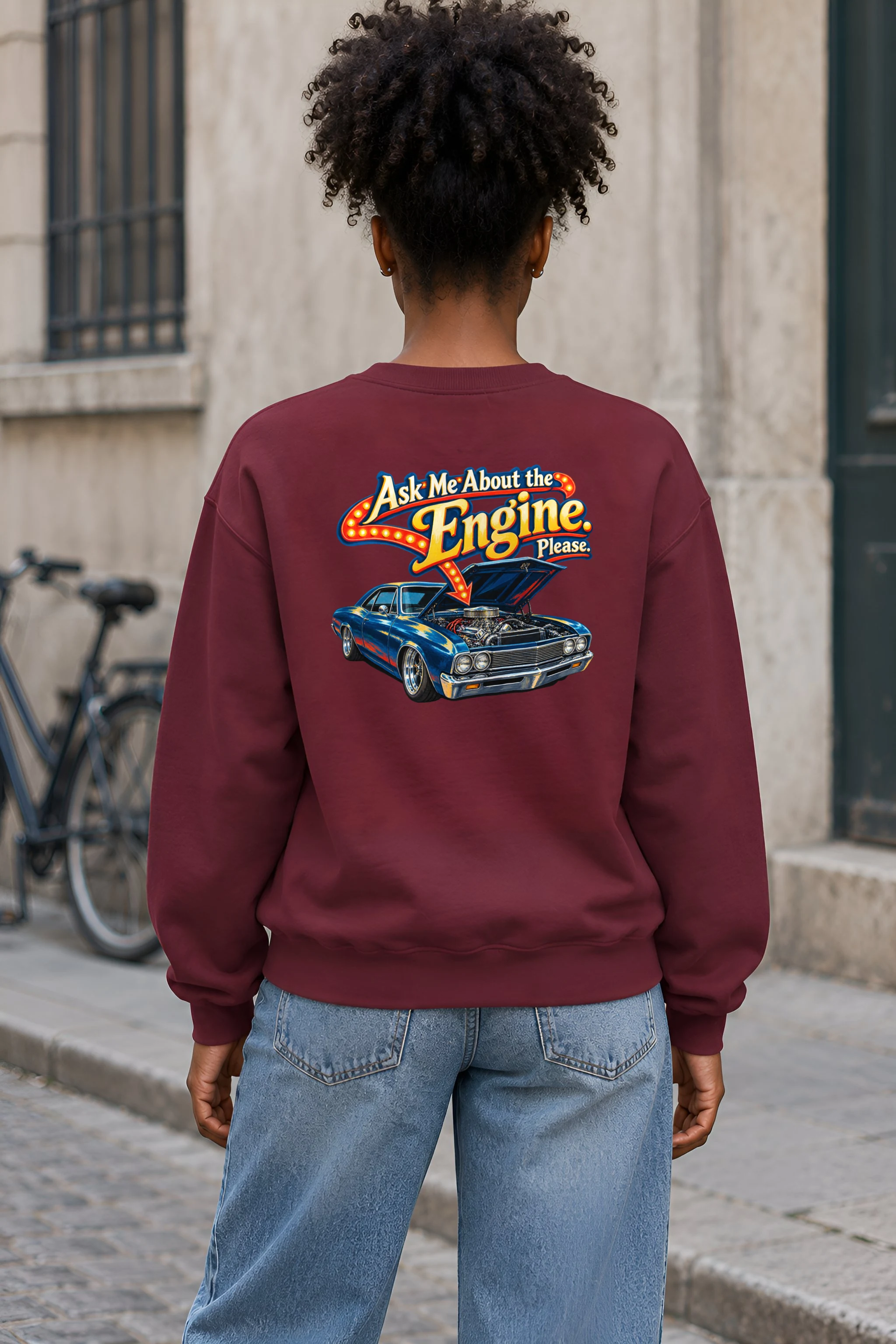 "Ask Me About the Engine" 1 Crewneck Sweatshirt