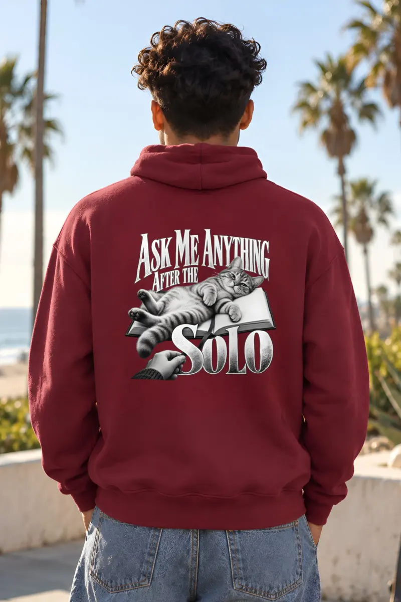 “Ask Me Anything After The Solo” Heavy Blend Unisex Pullover Hoodie
