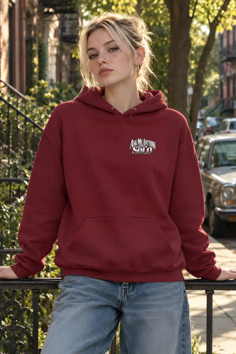 "Ask Me Anything After The Solo" Heavy Blend Unisex Pullover Hoodie