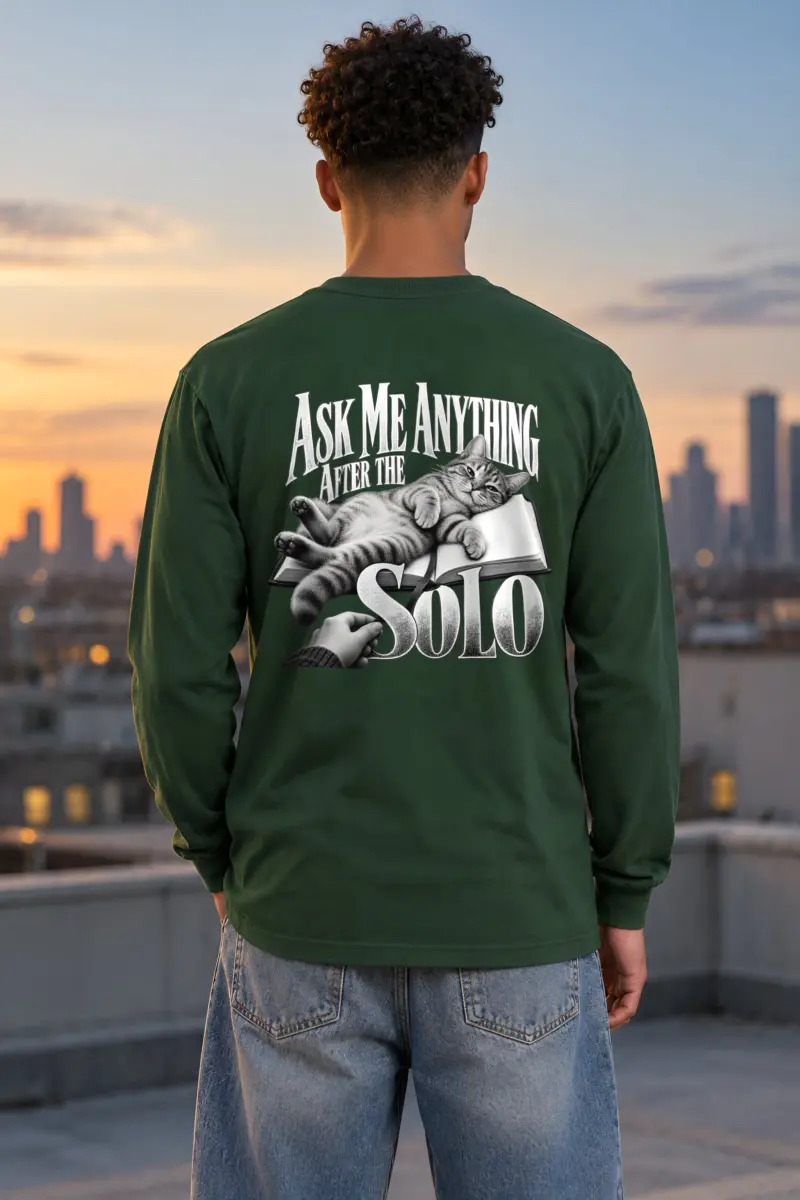 “Ask Me Anything After the Solo” Unisex Longsleeve T-shirt