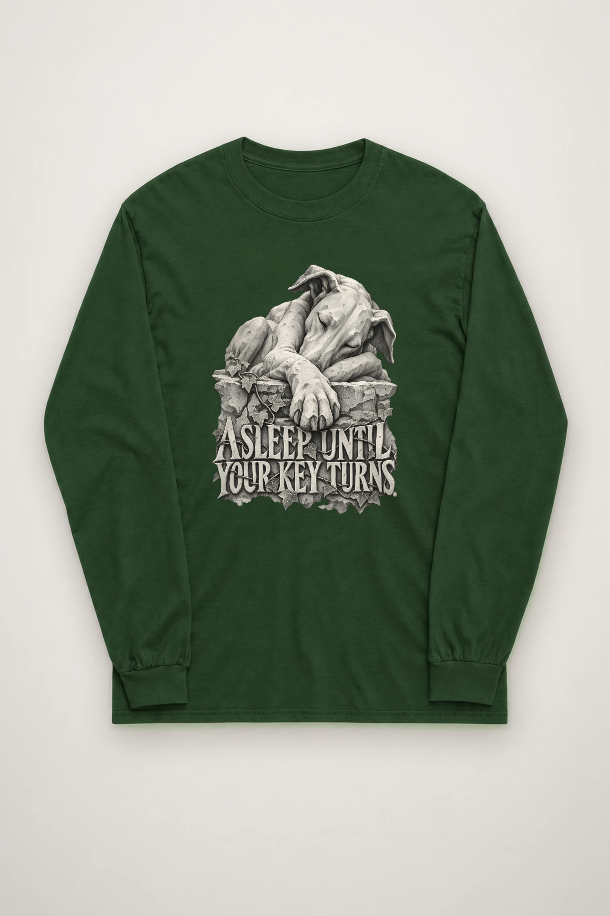 "Asleep Until Your Key Turns" Unisex Longsleeve T-shirt