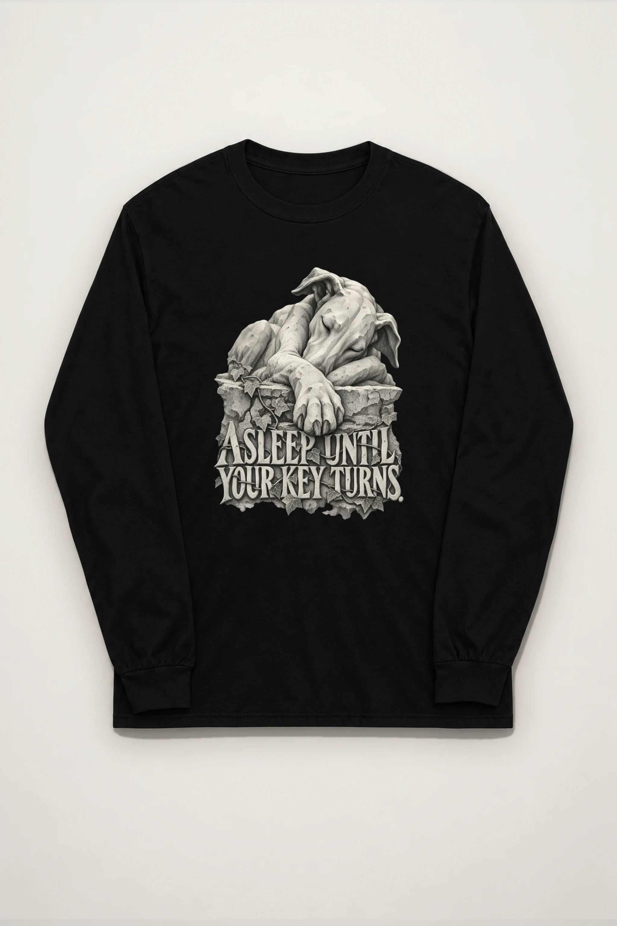 "Asleep Until Your Key Turns" Unisex Longsleeve T-shirt