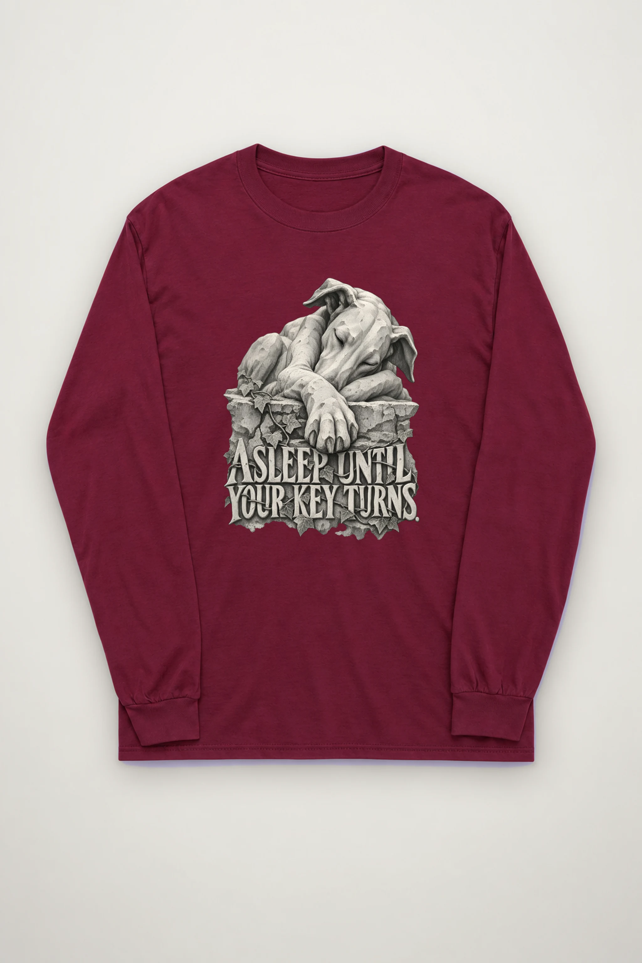 "Asleep Until Your Key Turns" Unisex Longsleeve T-shirt