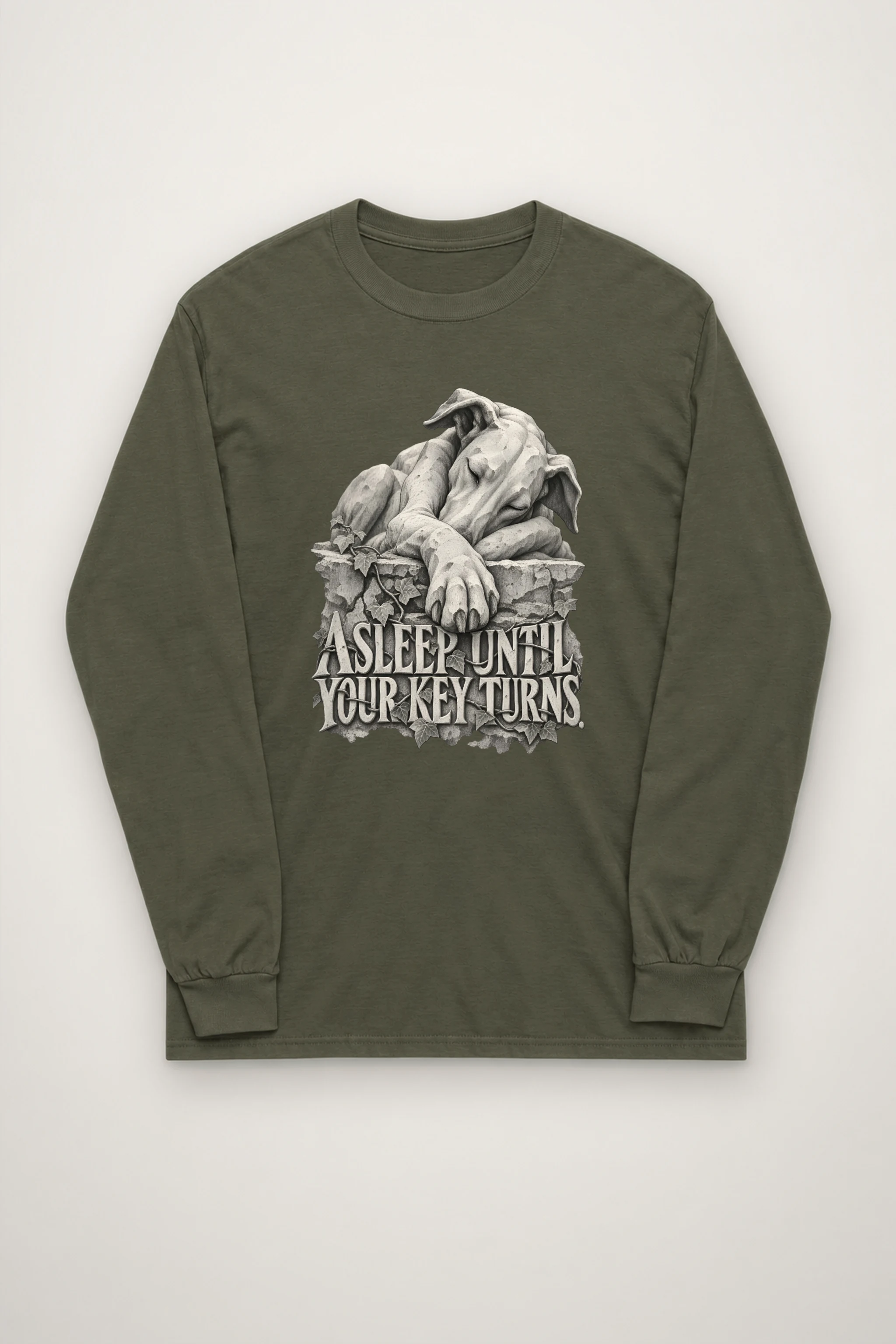 "Asleep Until Your Key Turns" Unisex Longsleeve T-shirt