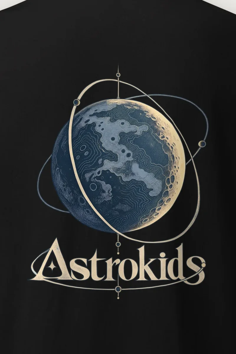 "Astrokids Orbital" Heavyweight Unisex Crewneck T-shirt