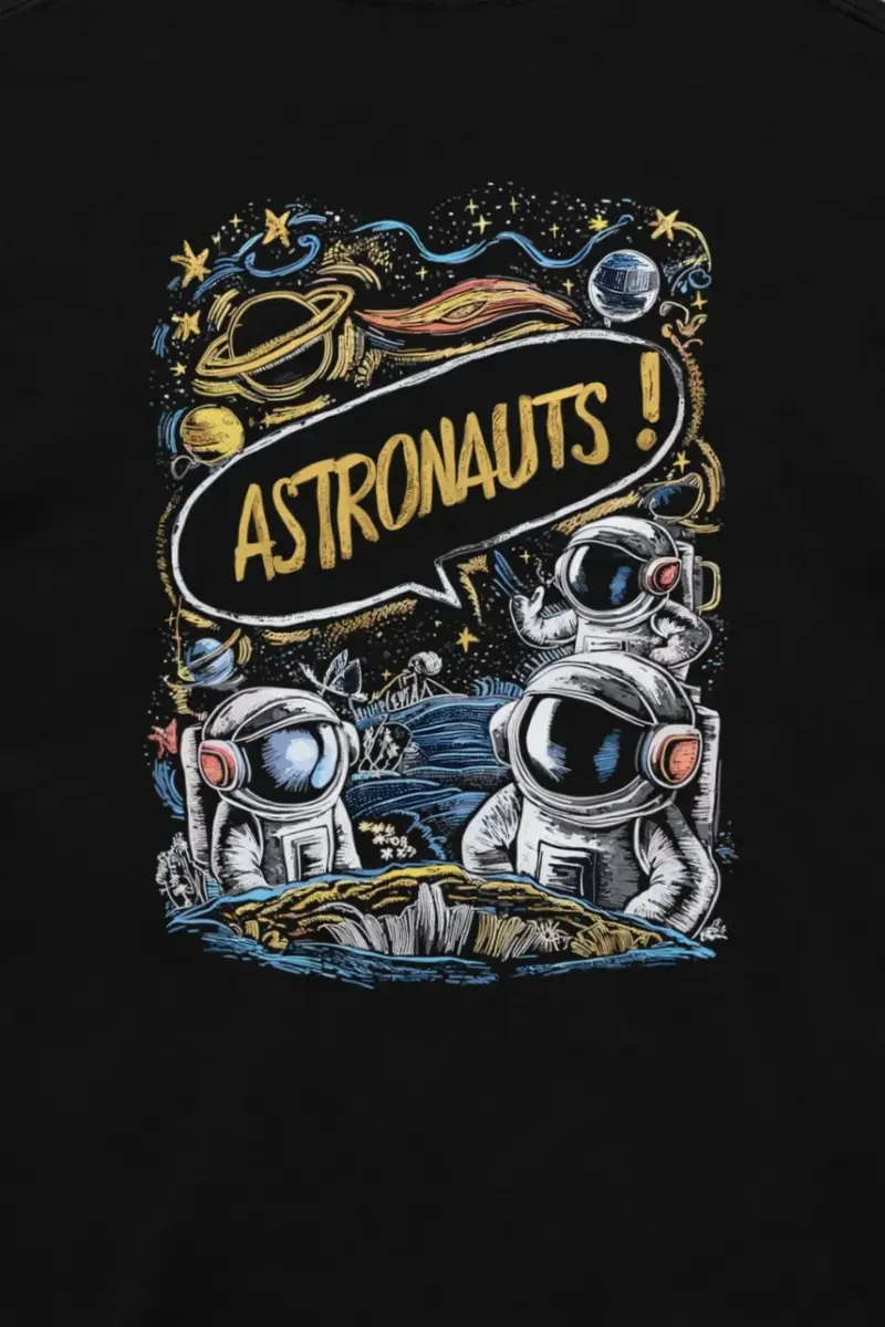 "Astronauts Exploring" Unisex Longsleeve T-shirt