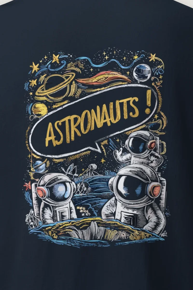 "Astronauts!" Heavyweight Unisex Crewneck T-shirt
