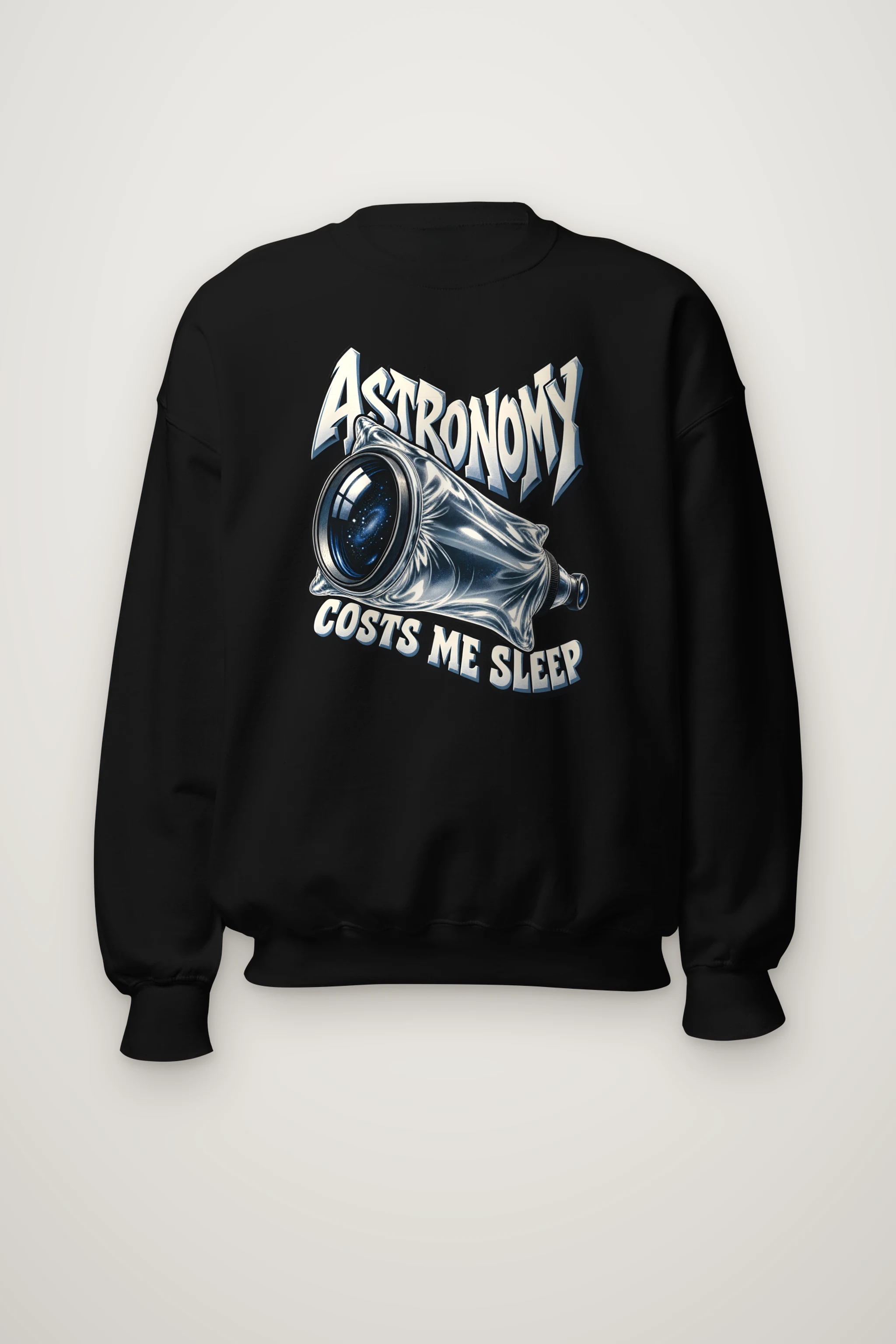 "Astronomy Costs Me Sleep" Heavy Blend Unisex Crewneck Sweatshirt