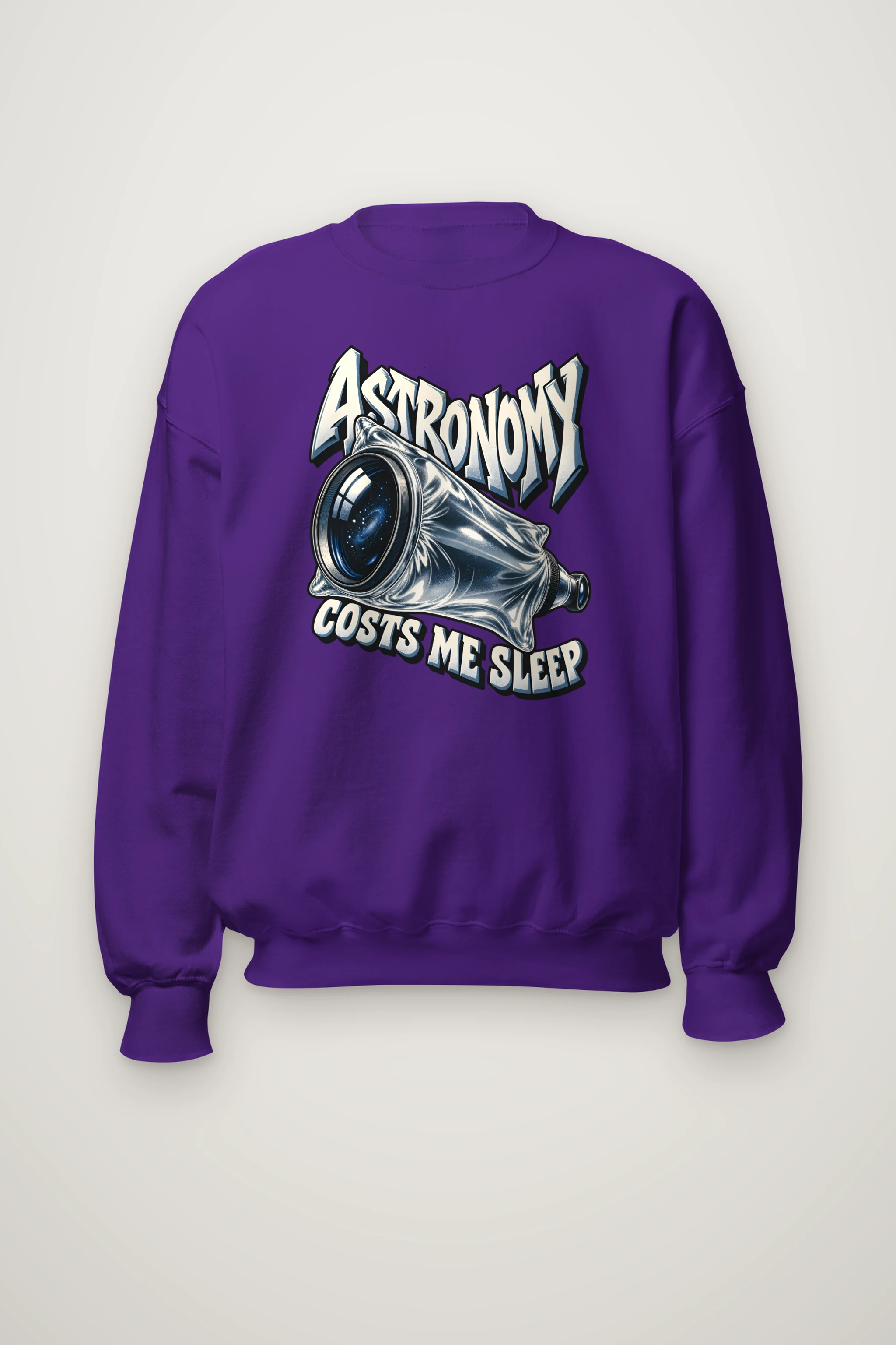 "Astronomy Costs Me Sleep" Heavy Blend Unisex Crewneck Sweatshirt
