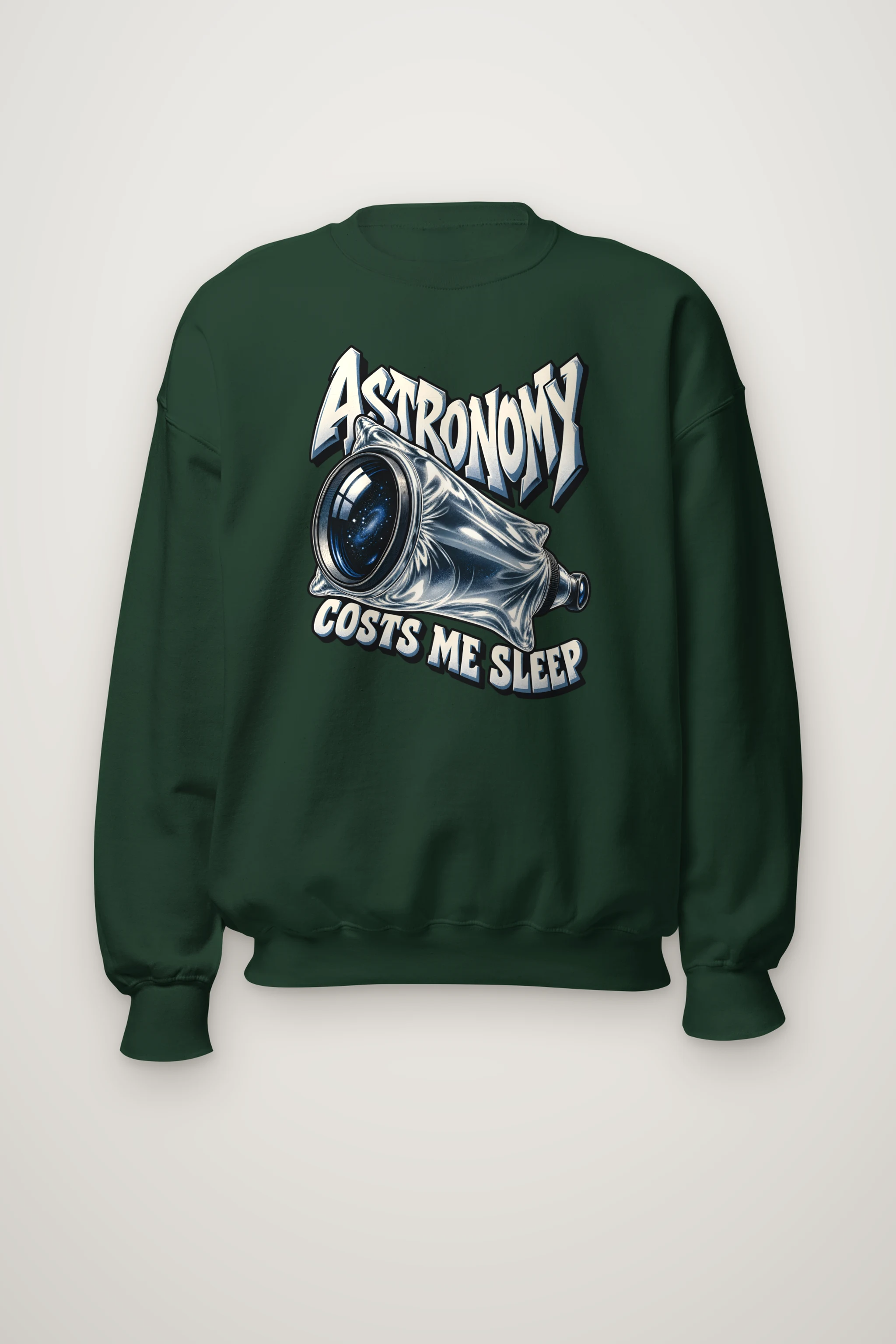 "Astronomy Costs Me Sleep" Heavy Blend Unisex Crewneck Sweatshirt