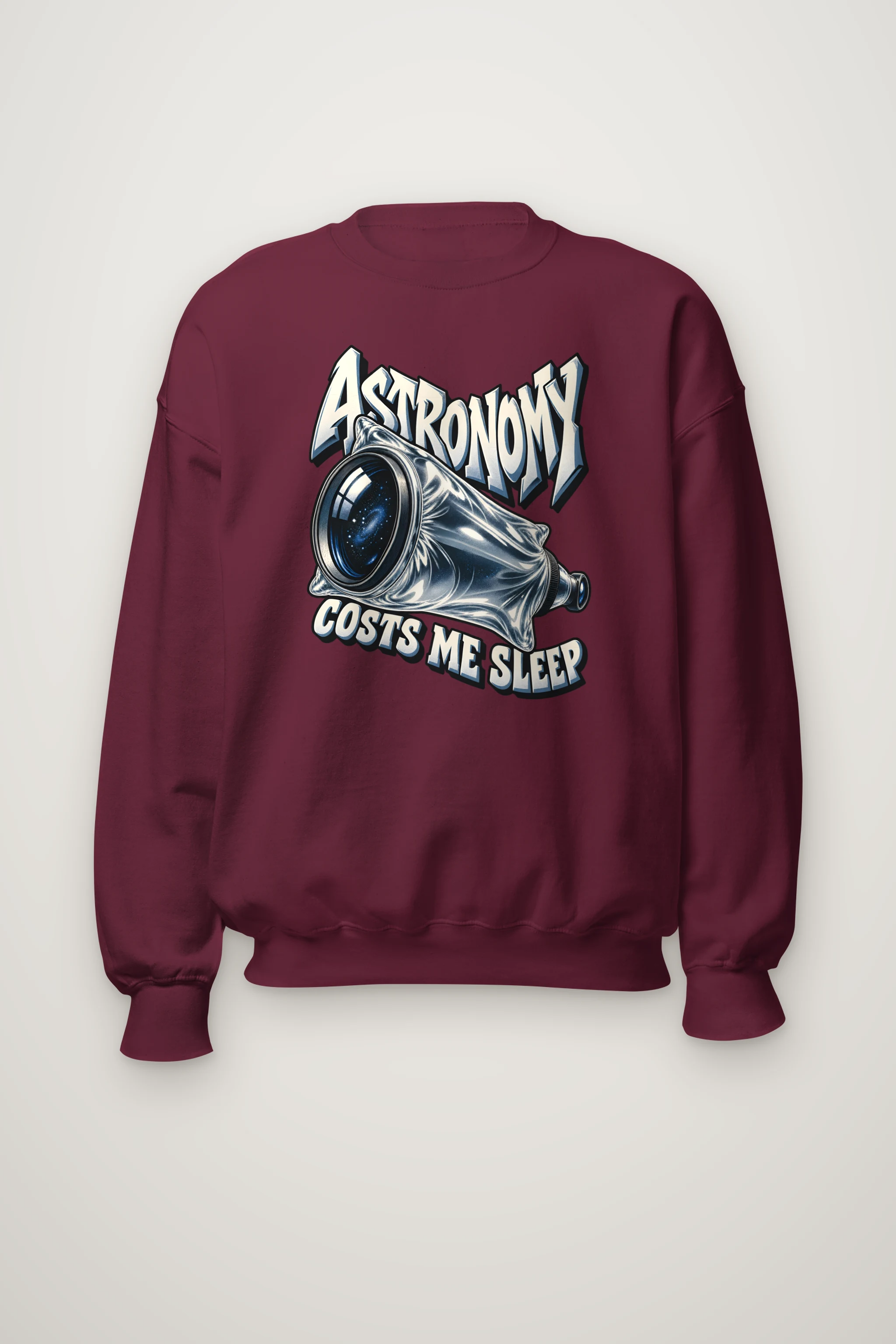 "Astronomy Costs Me Sleep" Heavy Blend Unisex Crewneck Sweatshirt