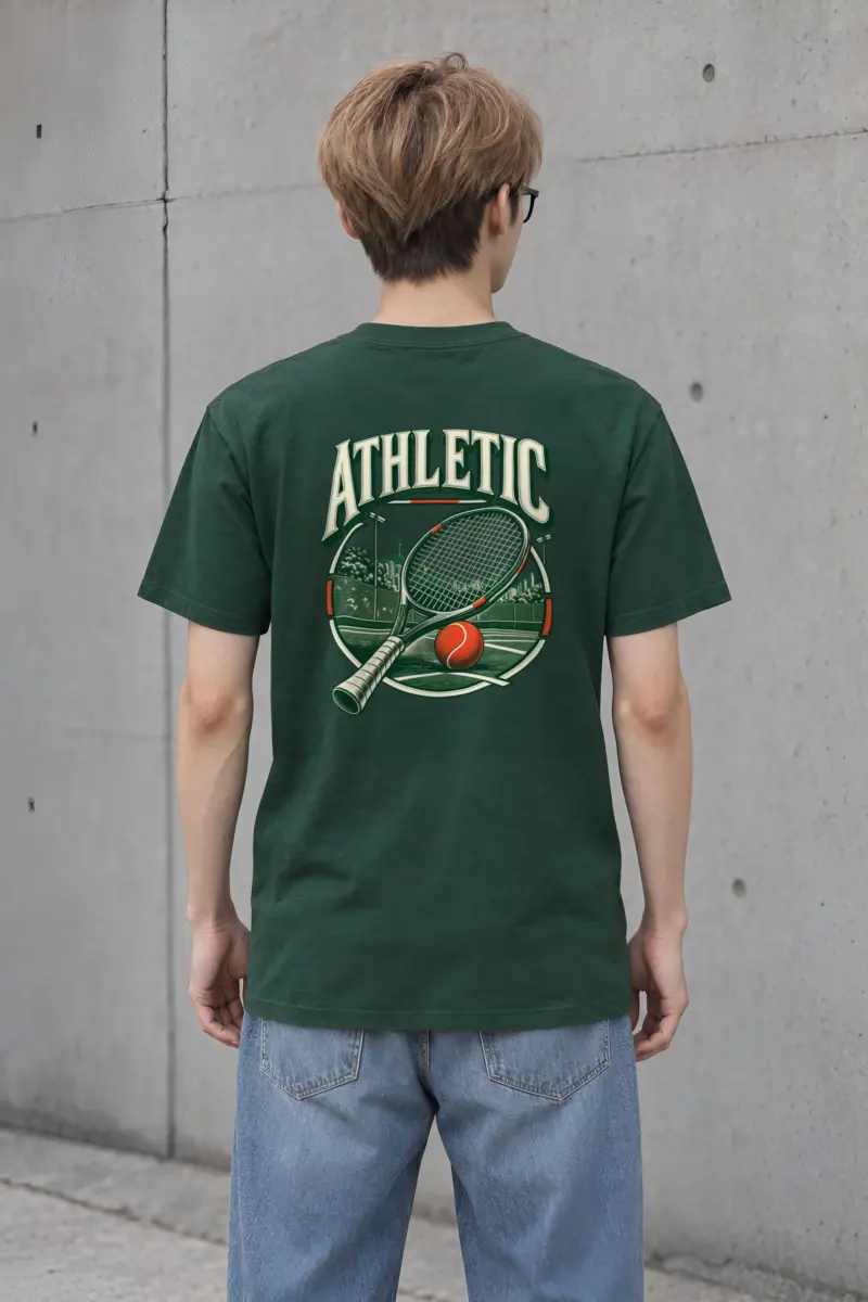 "Athletic" Heavyweight Unisex Crewneck T-shirt