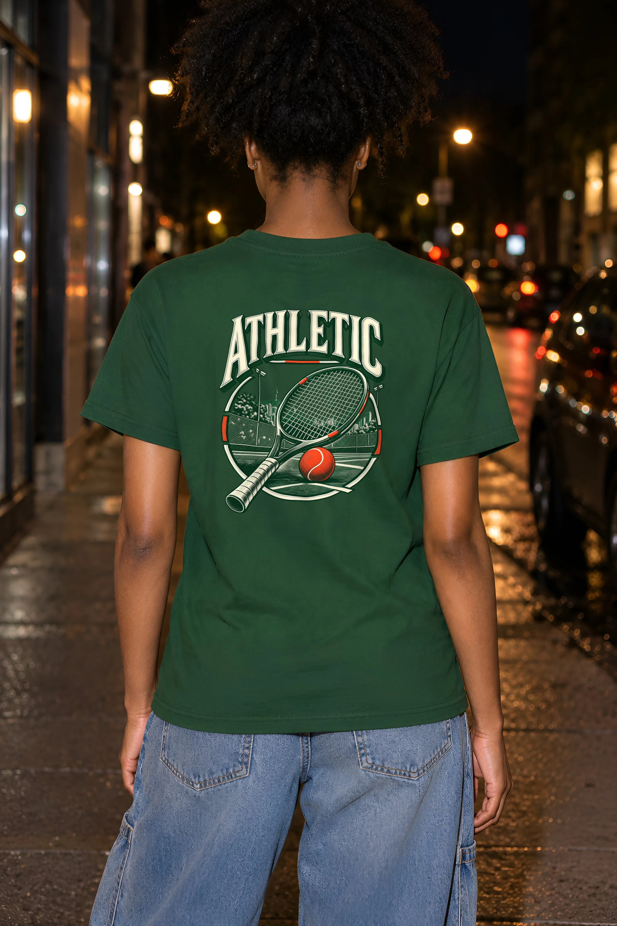 "Athletic" Heavyweight Unisex Crewneck T-shirt