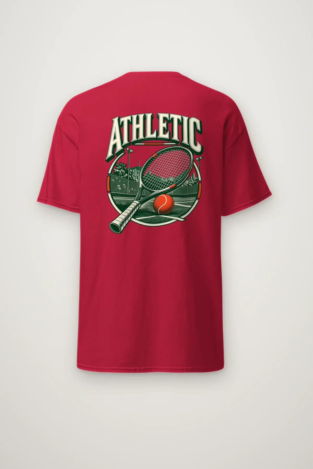 "Athletic" Heavyweight Unisex Crewneck T-shirt