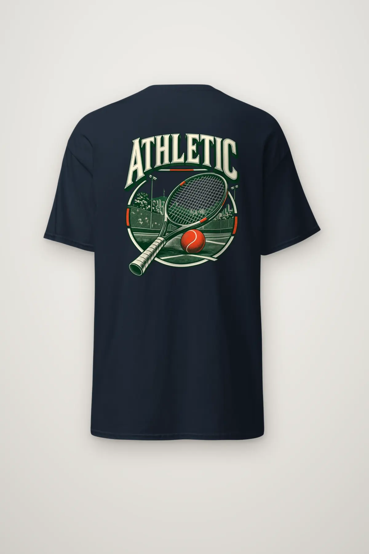 "Athletic" Heavyweight Unisex Crewneck T-shirt