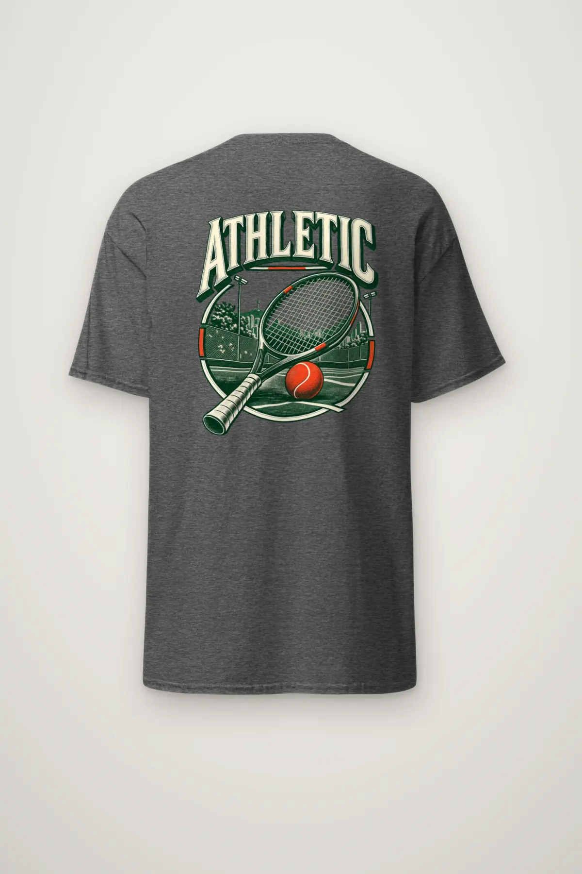 "Athletic" Heavyweight Unisex Crewneck T-shirt