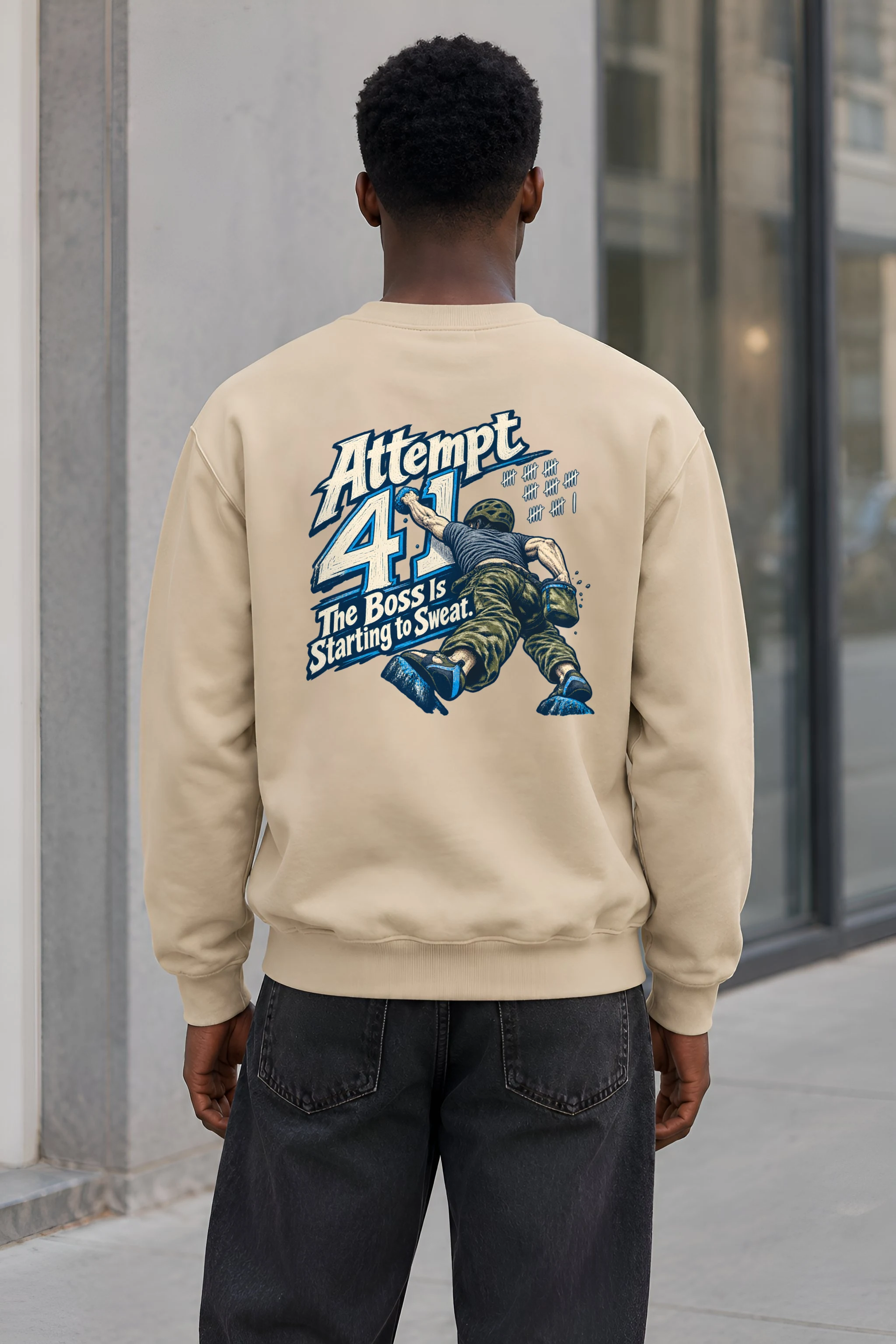 "Attempt 41" Heavy Blend Unisex Crewneck Sweatshirt