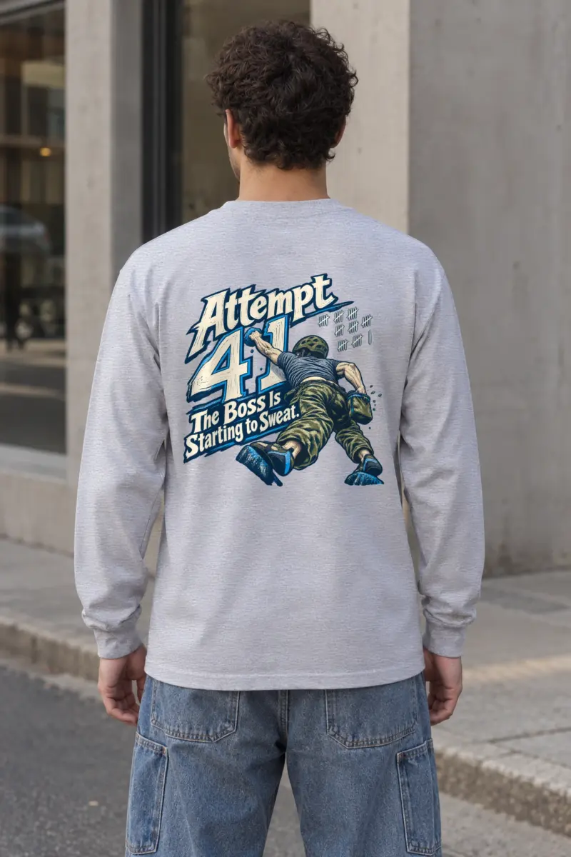 “Attempt 41” Unisex Longsleeve T-shirt