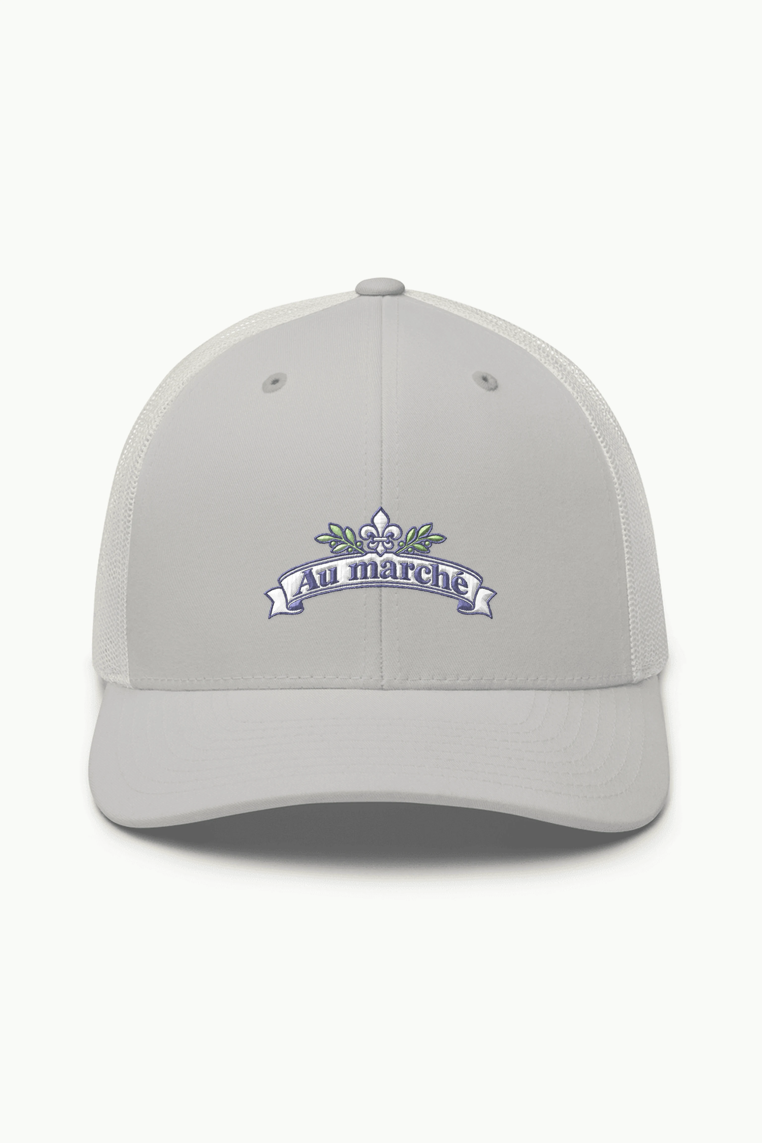 "Au marché" Retro Trucker Cap · Embroidered