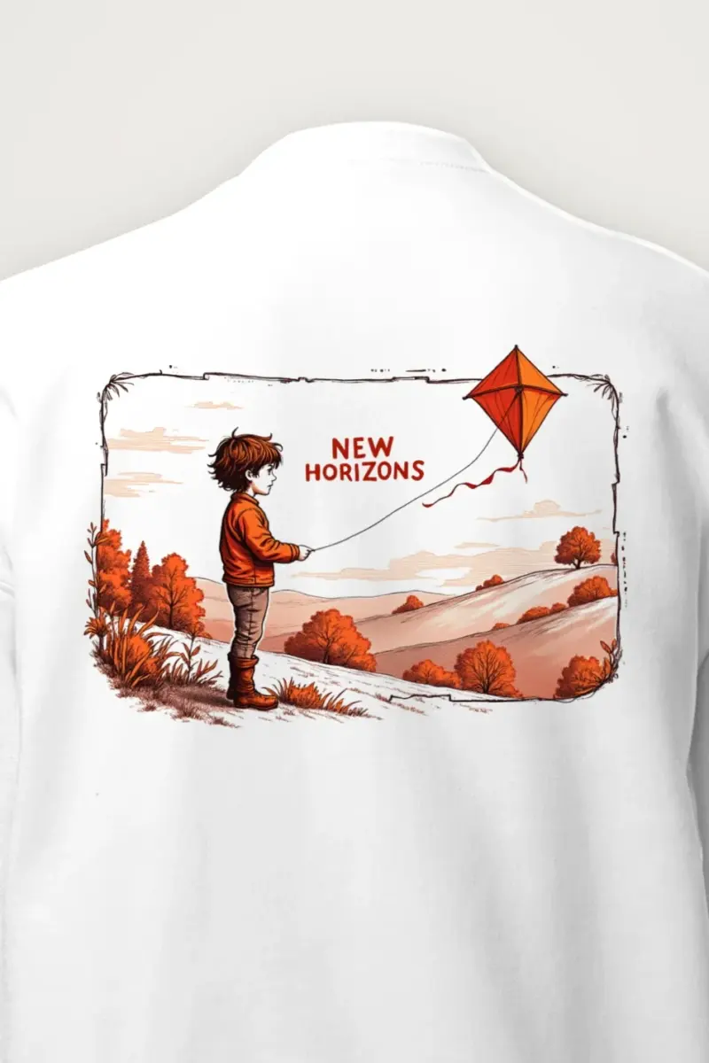 "Autumn Kite Tale" Heavy Blend Unisex Crewneck Sweatshirt