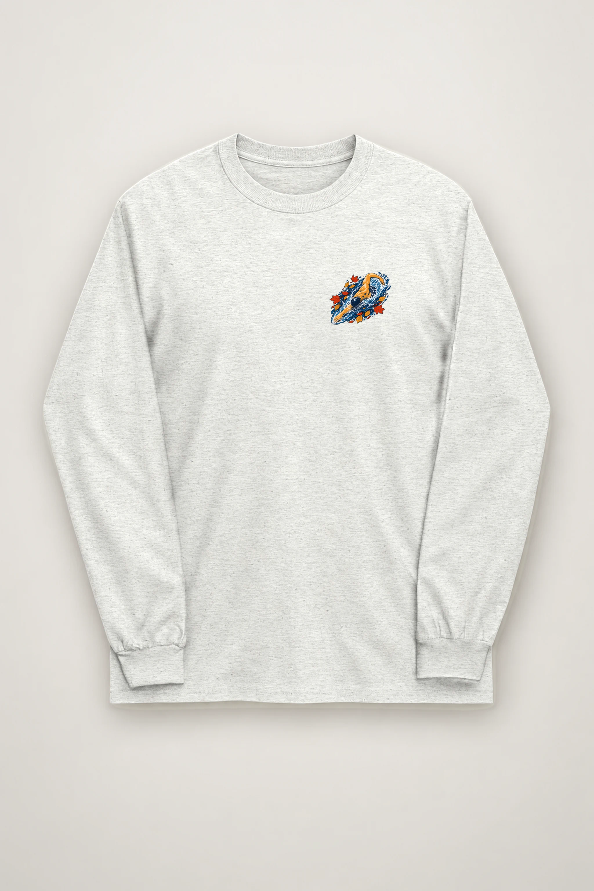 "Autumn Lane Swimmer" Unisex Longsleeve T-shirt