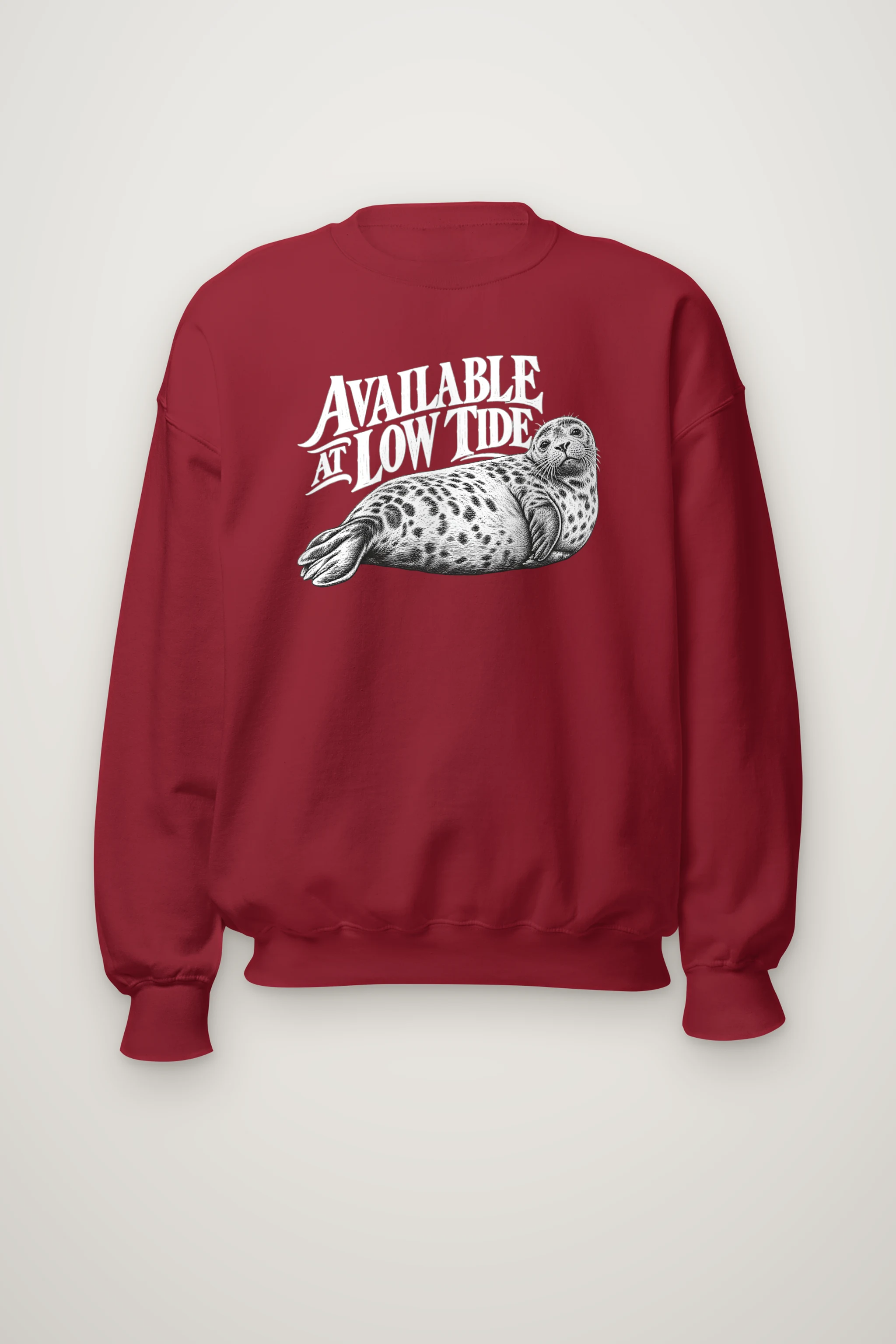 "Available at Low Tide" Heavy Blend Unisex Crewneck Sweatshirt