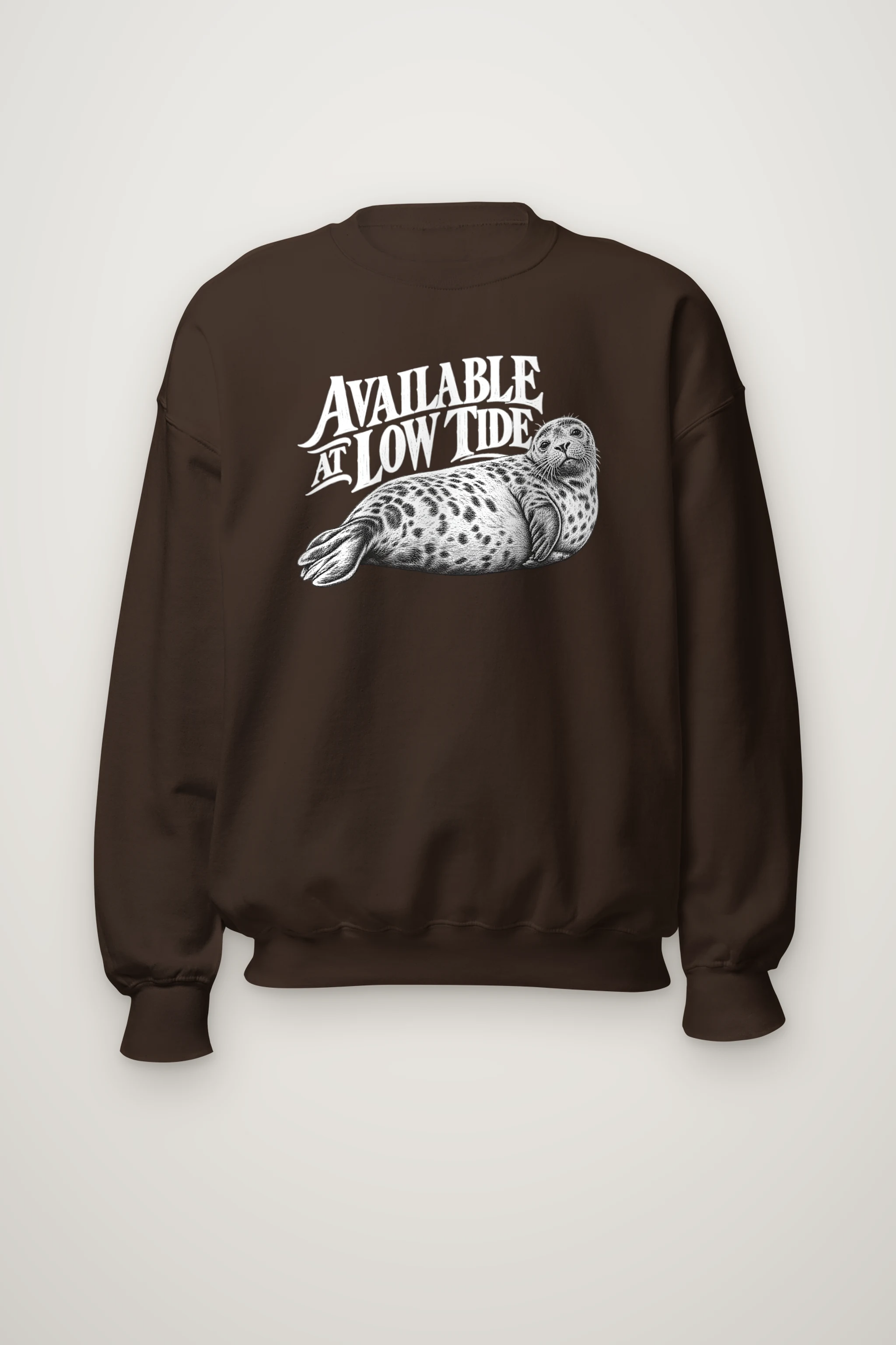 "Available at Low Tide" Heavy Blend Unisex Crewneck Sweatshirt