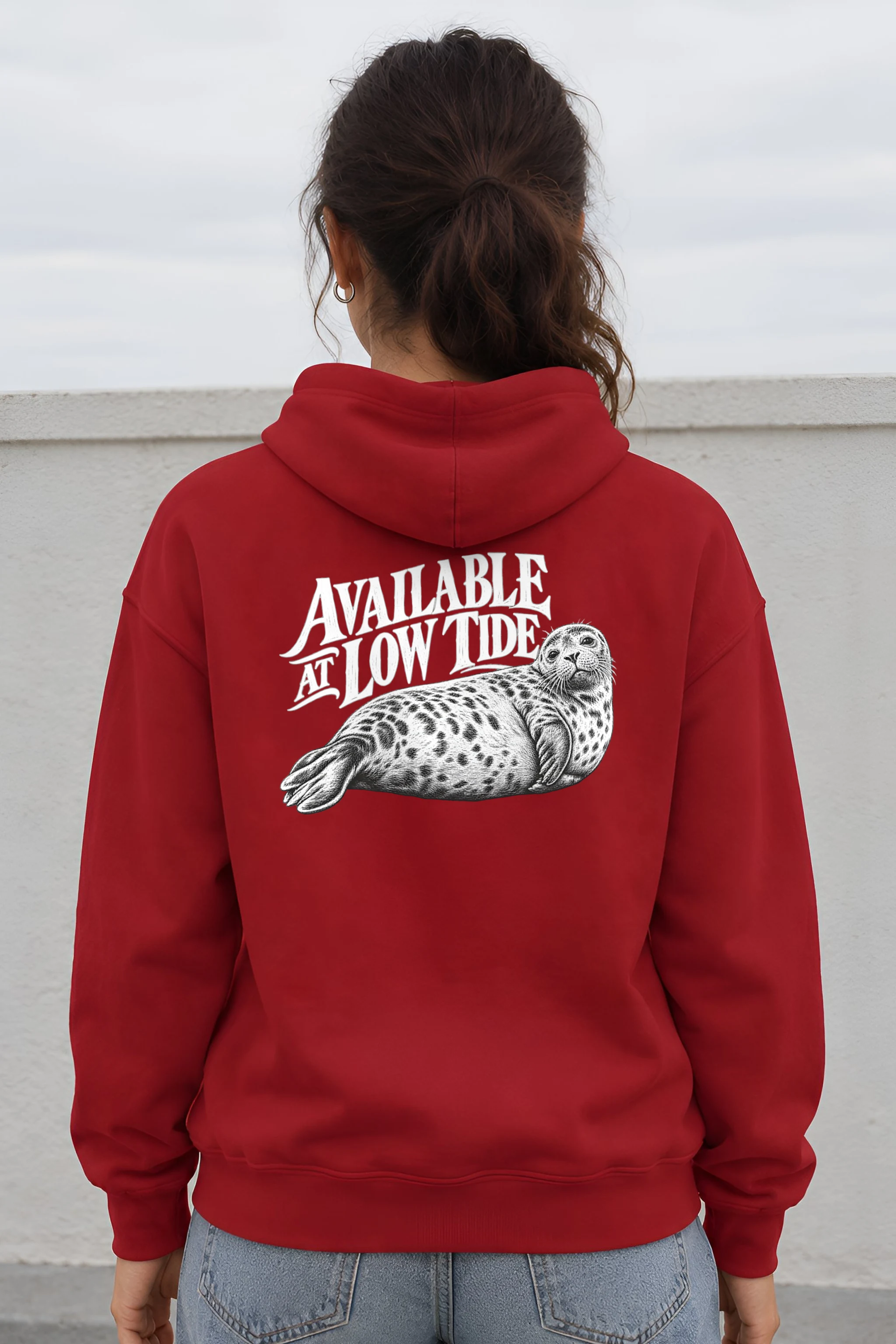 "Available at Low Tide" Heavy Blend Unisex Pullover Hoodie