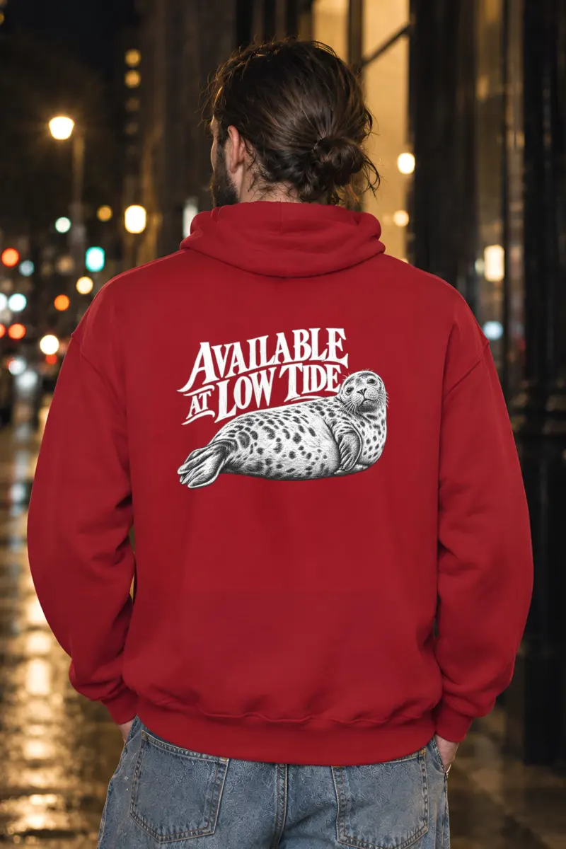 "Available at Low Tide" Heavy Blend Unisex Pullover Hoodie