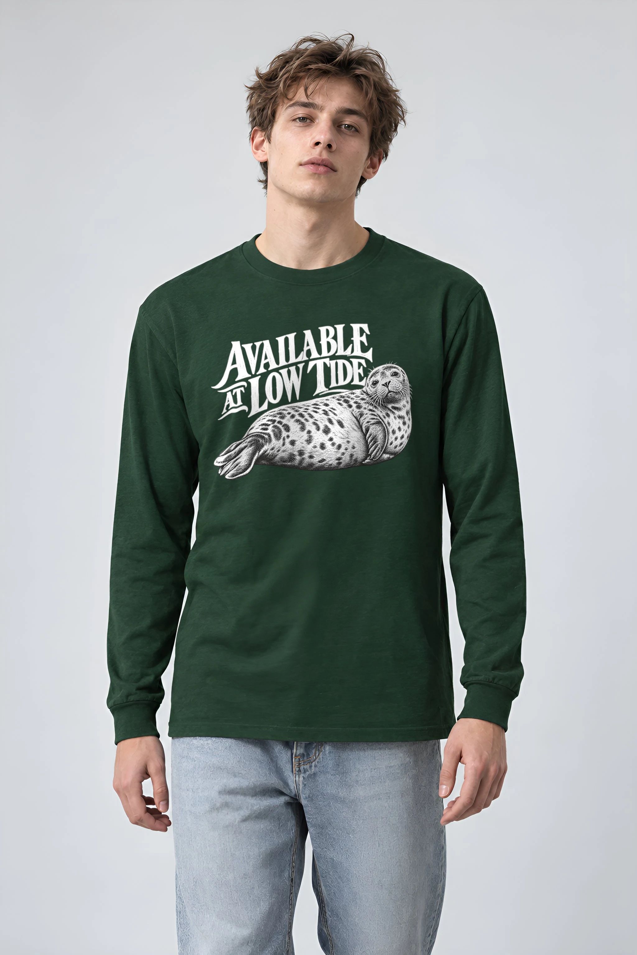 "Available at Low Tide" Unisex Longsleeve T-shirt